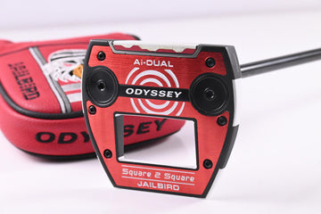 Odyssey Ai-Duel Square 2 Square Tri-Hot Jailbird Putter / 34 Inch