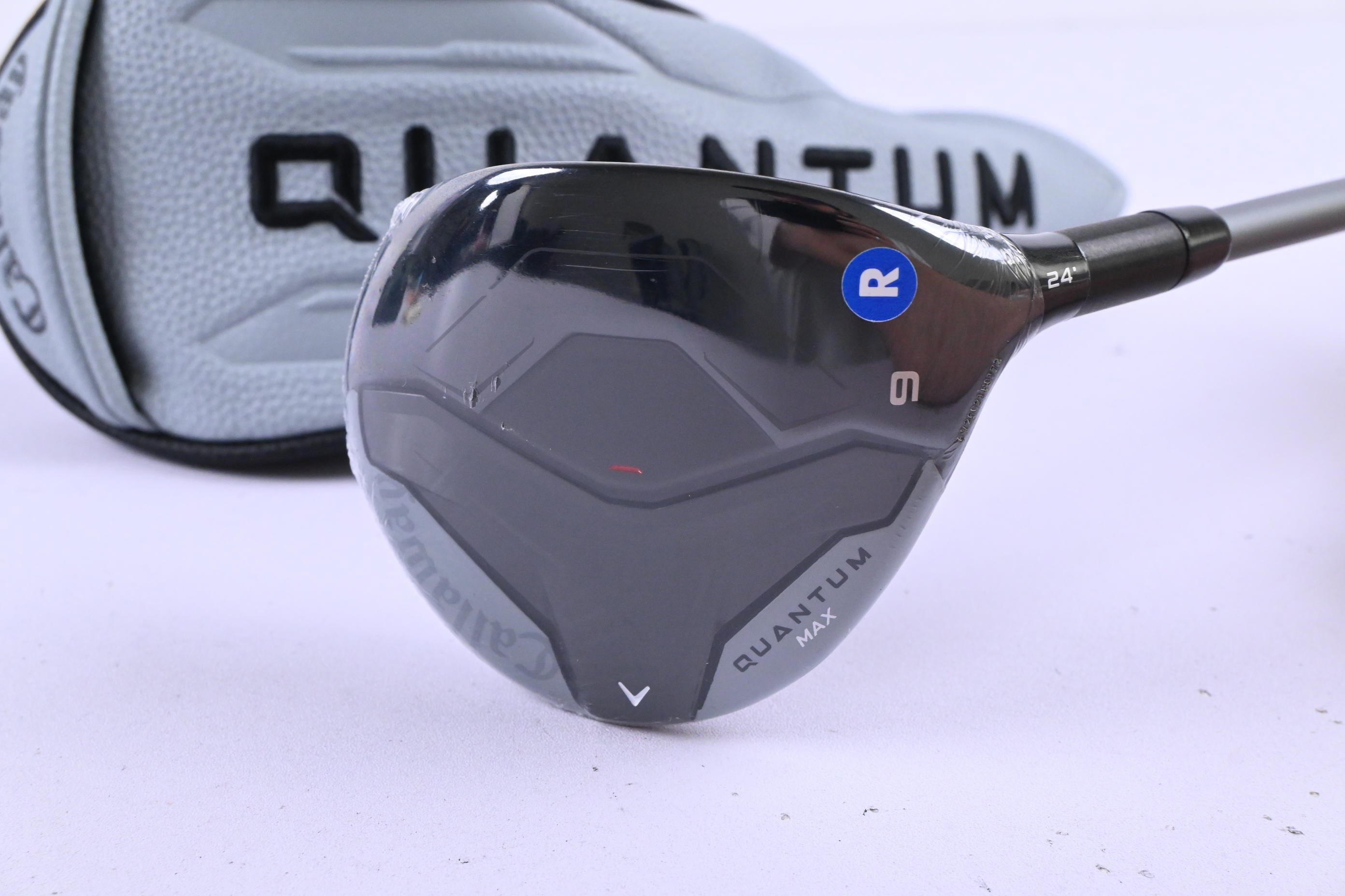 Callaway Quantum Max #9 Wood / 24 Degree / Regular Flex Denali Frost Silver 60