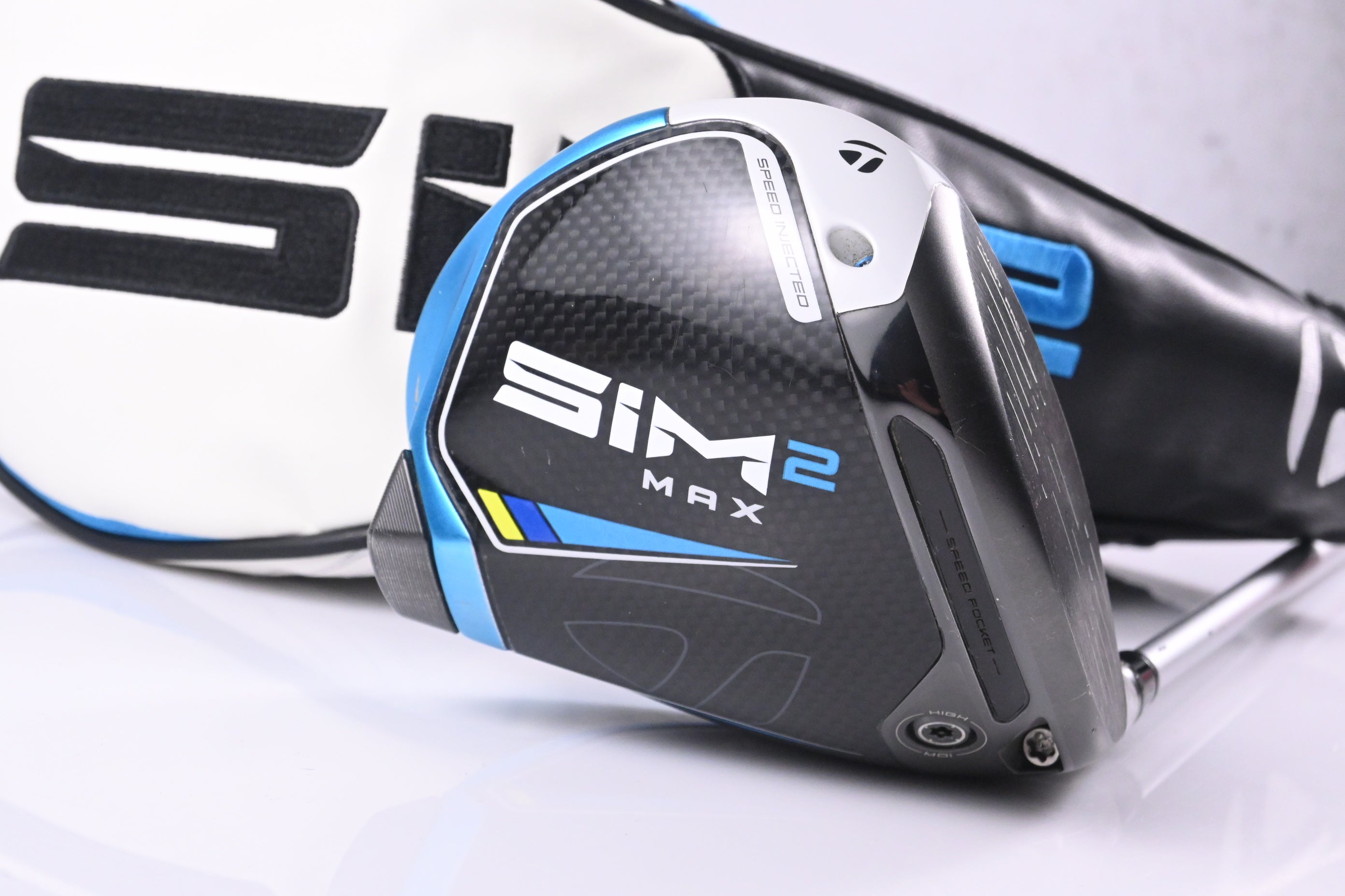 Taylormade SIM2 Max Driver / 9 Degree / Stiff Flex Tensei CK Blue 60 Shaft