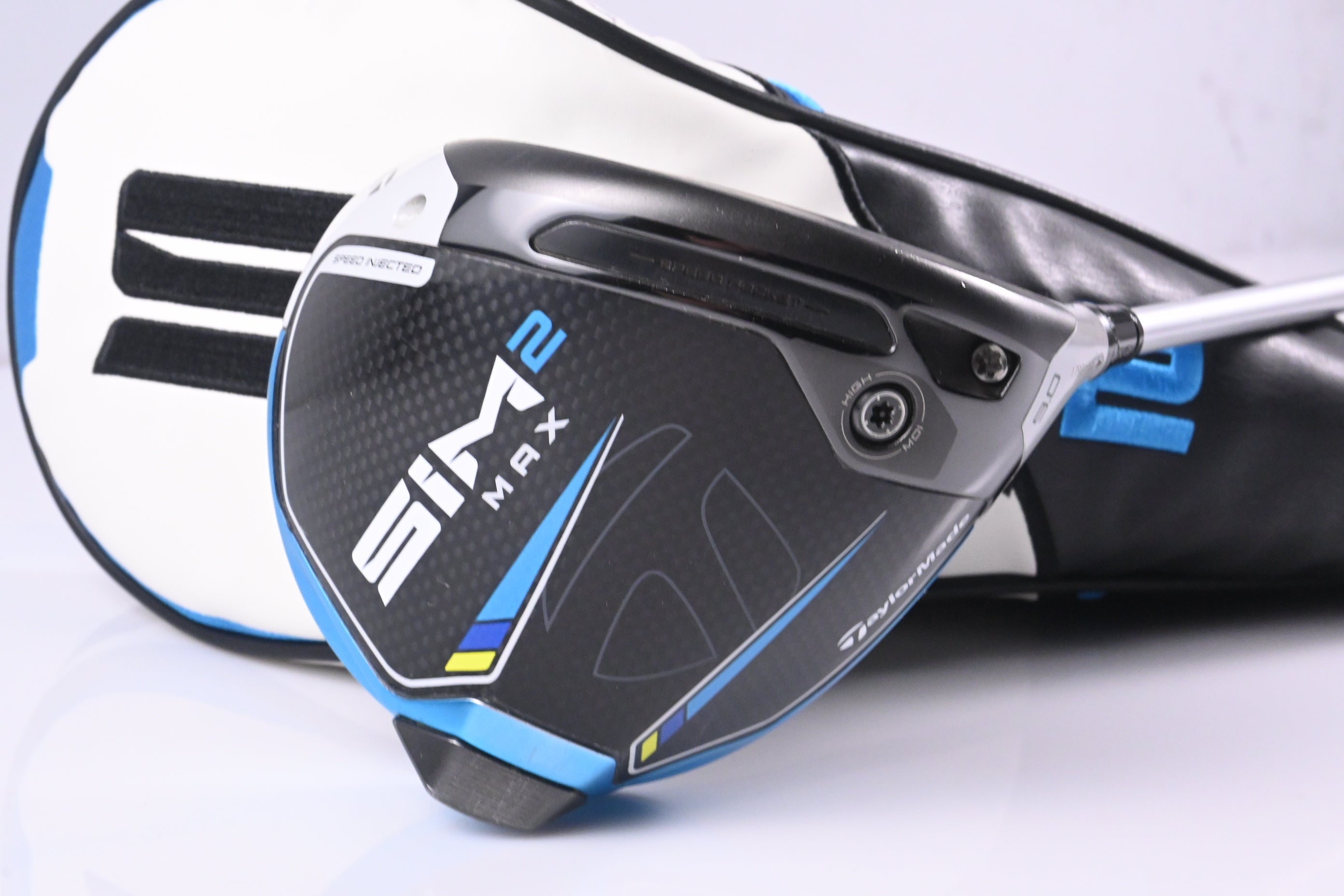 Taylormade SIM2 Max Driver / 9 Degree / Stiff Flex Tensei CK Blue 60 Shaft