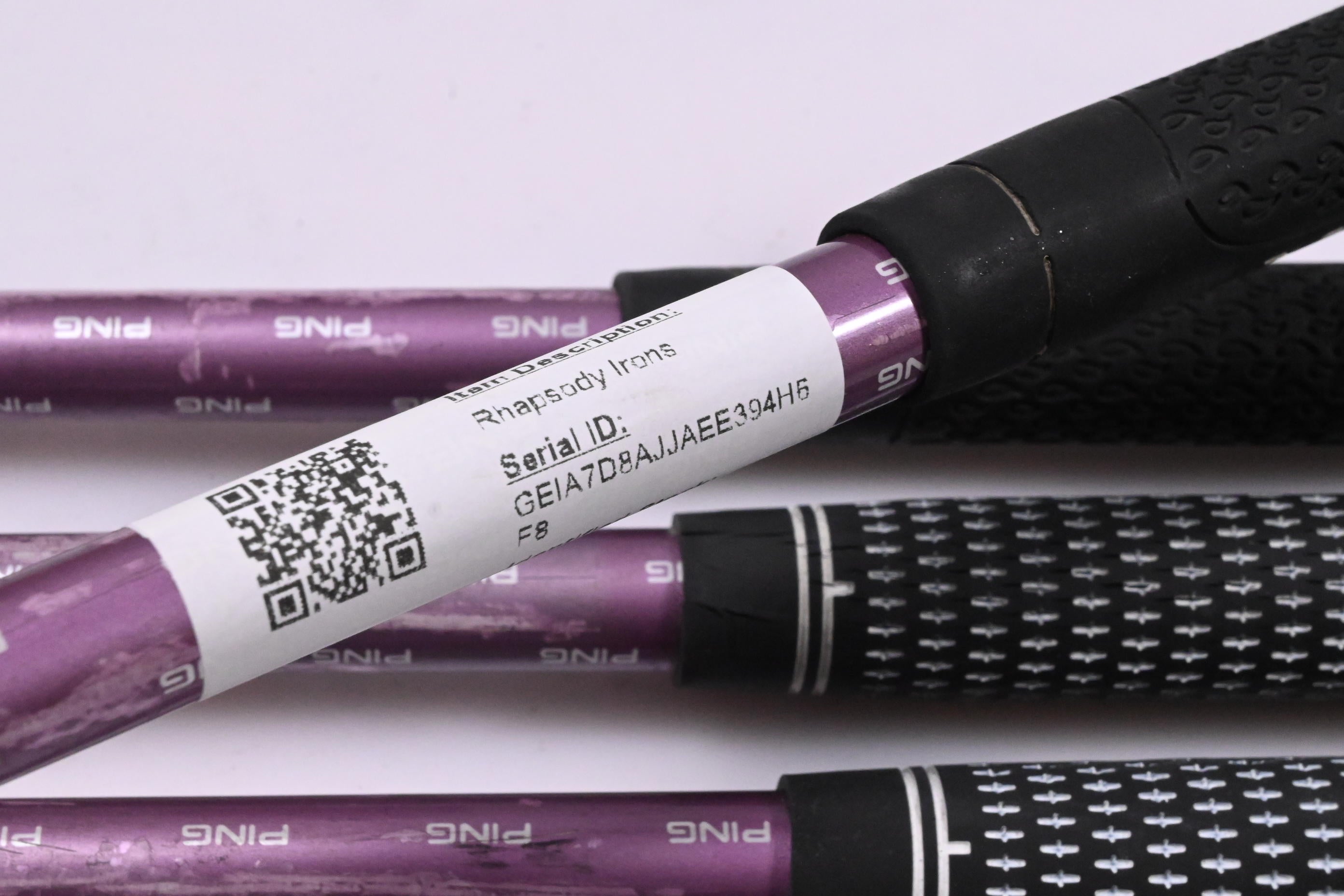 Ladies Ping Rhapsody Irons / 7-PW+SW / Red Dot / Ladies Flex Ping TFC Shafts