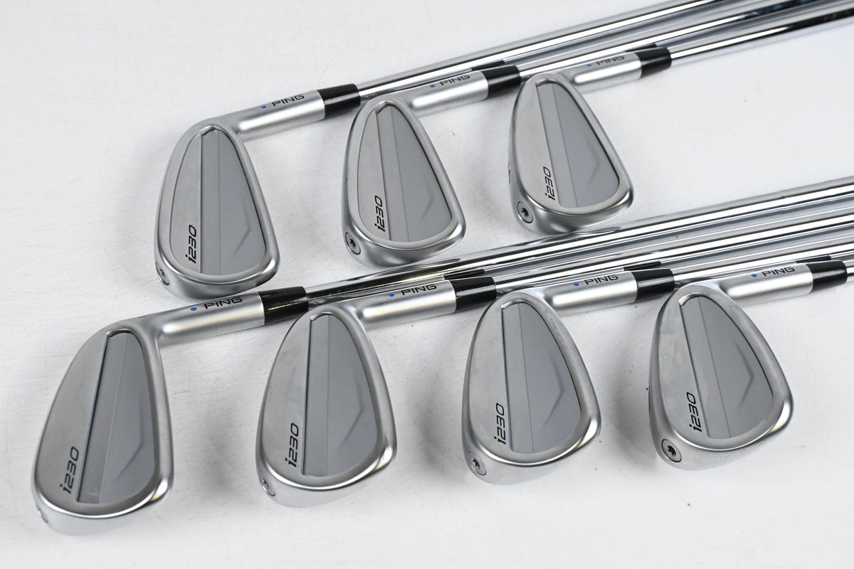 Ping i230 Irons / 4-PW / Blue Dot / Stiff Flex Dynamic Gold 105 S300 Shafts