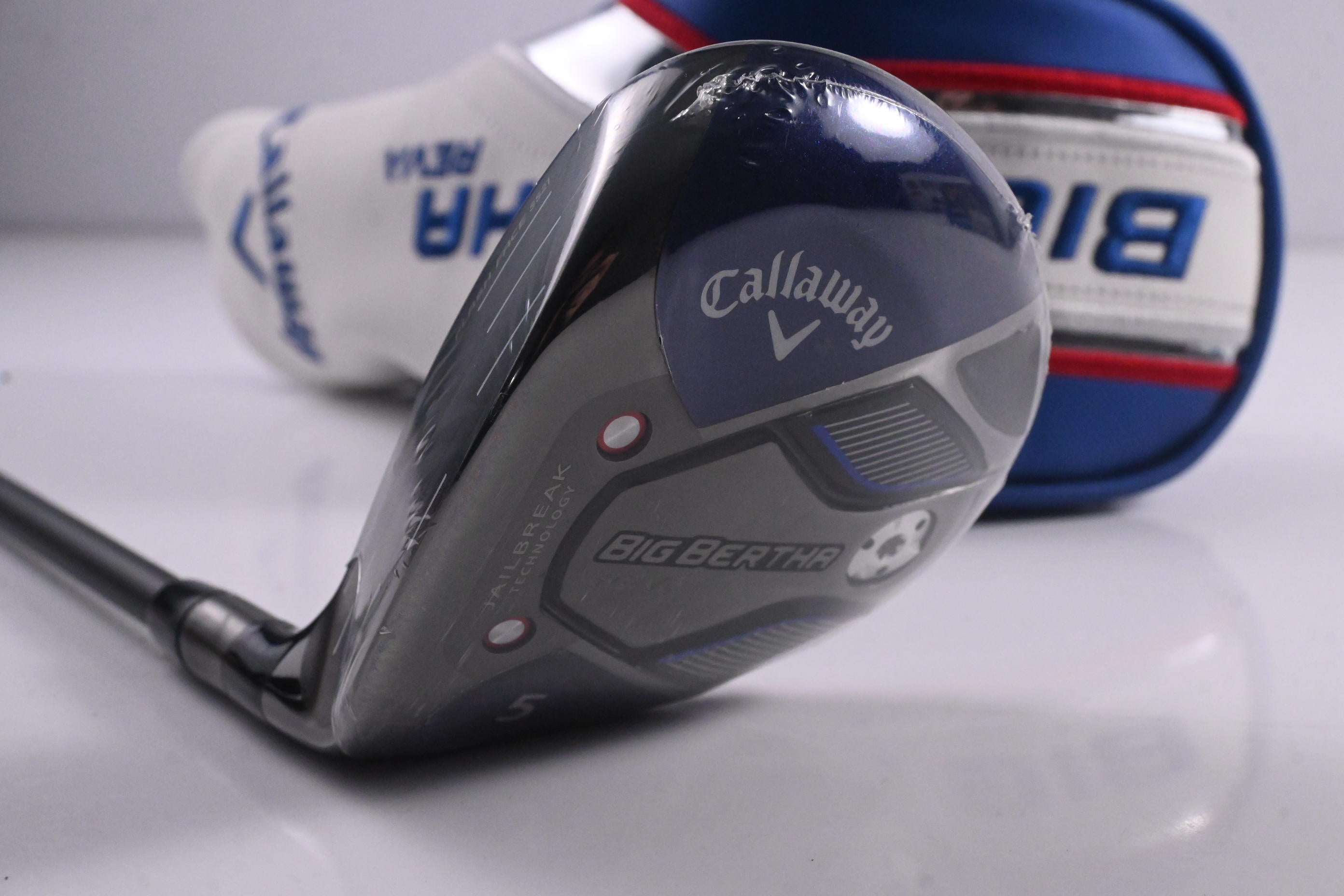 Left Hand Callaway Big Bertha Reva 21 #5 Wood / 21 Degree / Ladies Flex Helium 4