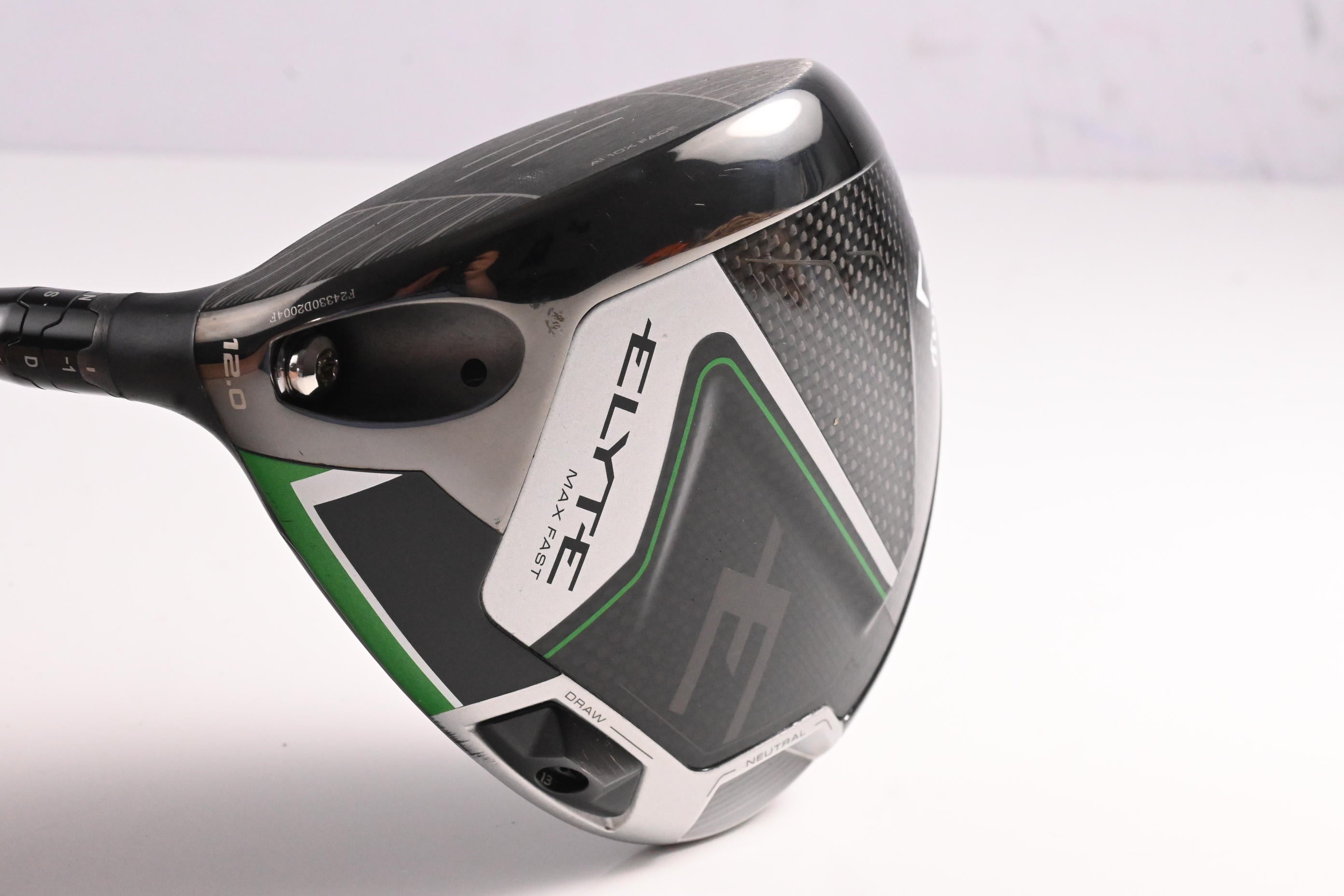 Left Hand Callaway Elyte Max Fast Driver / 12 Degree / Senior Flex Vanquish 4