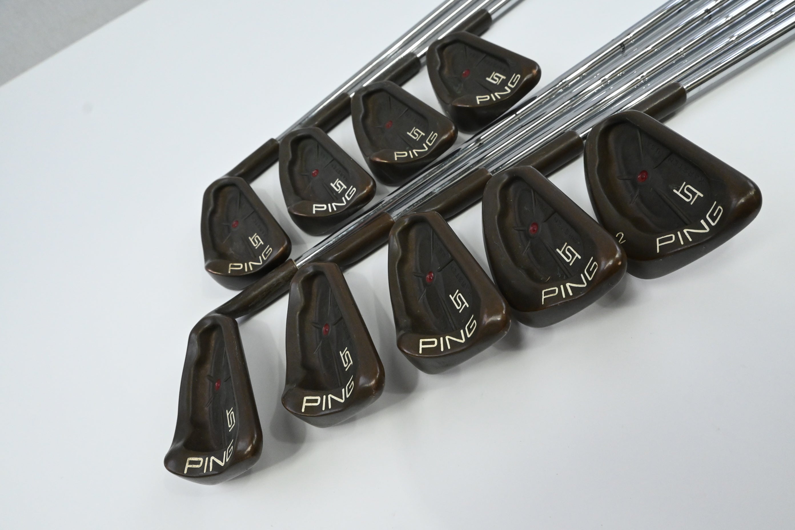 Ping ISI BeCu Irons / 3-PW+SW / Red Dot / Regular Flex Ping Cushin Z-Z65 Shafts