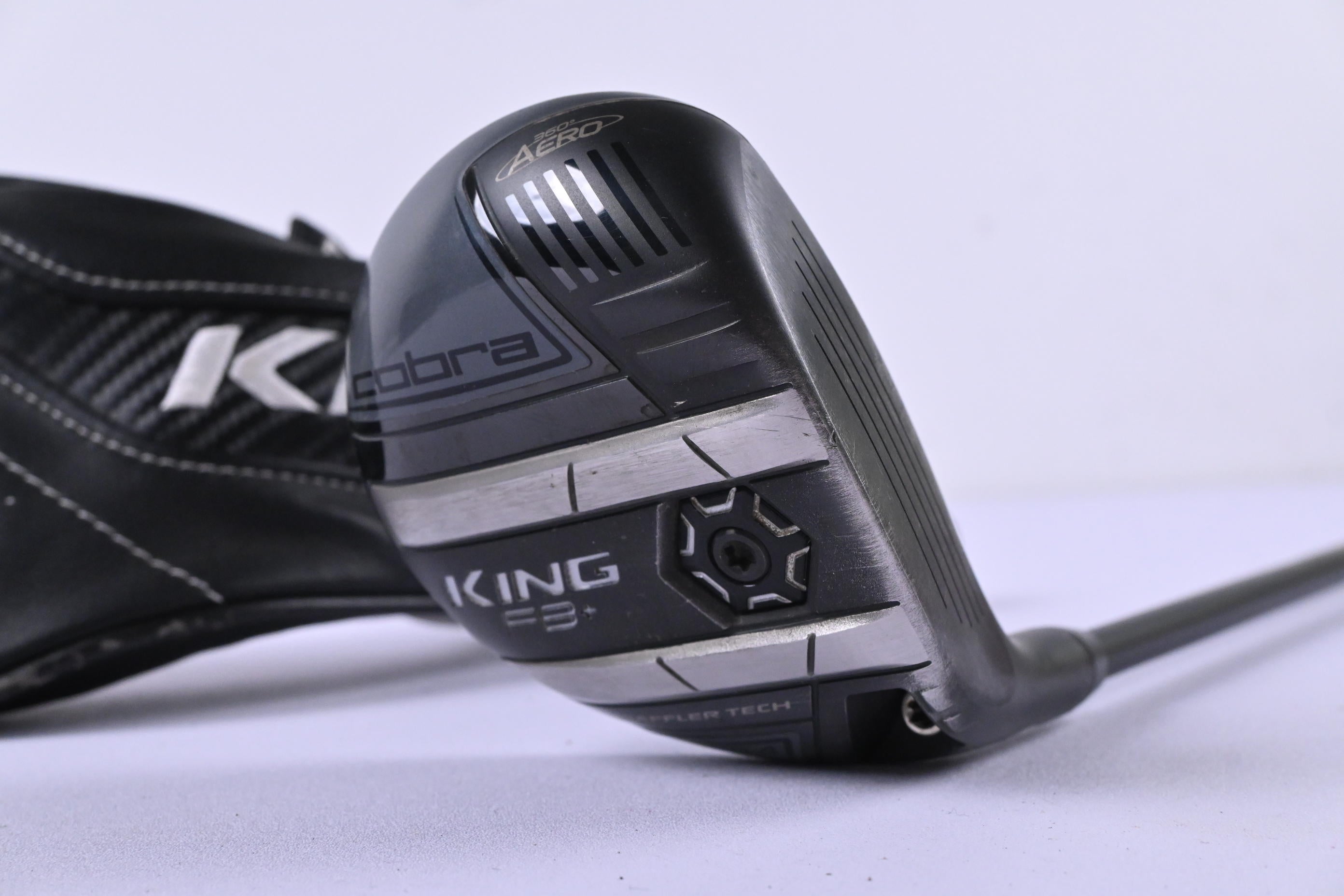 Cobra King F8+ #3 Wood / 15 Degree / Stiff Flex Aldila 2KXV Blue 70 Shaft