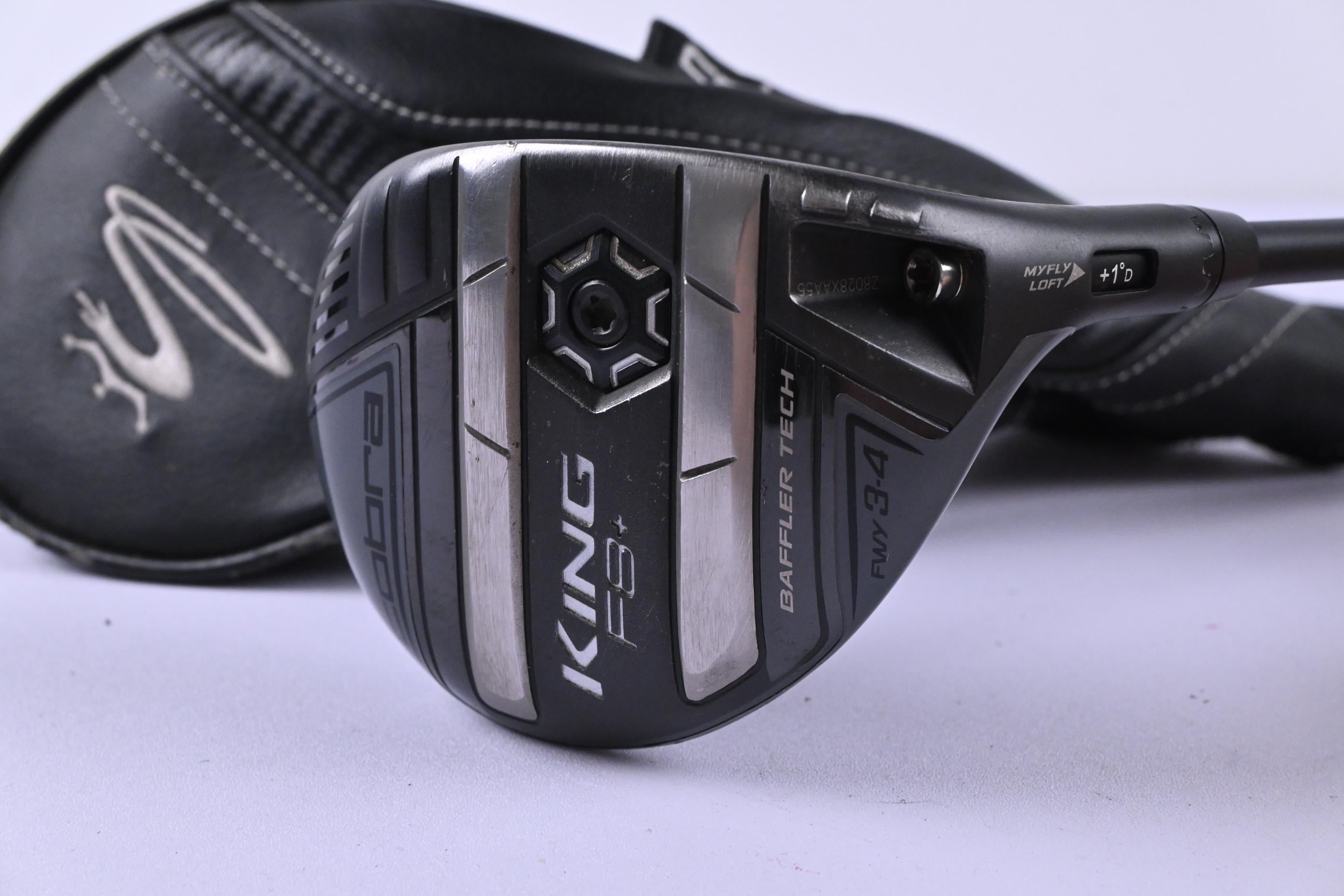 Cobra King F8+ #3 Wood / 15 Degree / Stiff Flex Aldila 2KXV Blue 70 Shaft