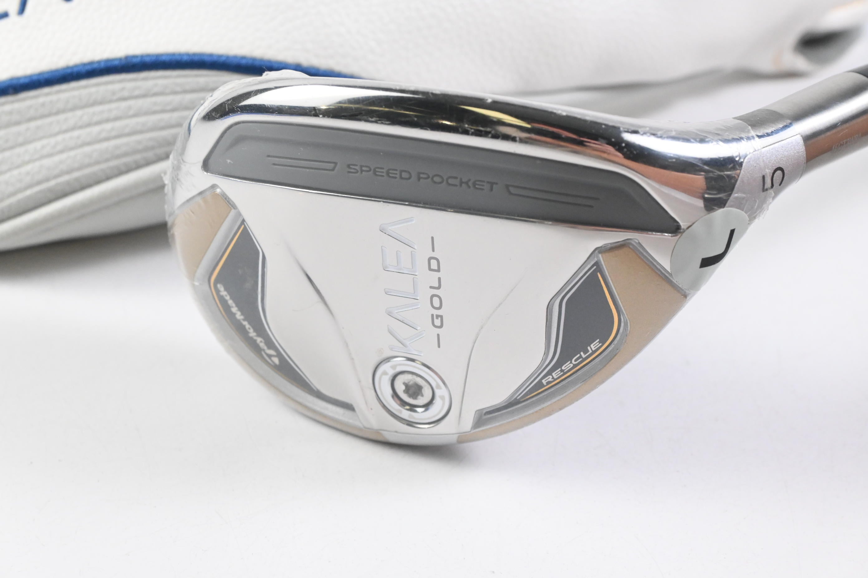 Ladies Taylormade Kalea Gold #5 Hybrid / 27 Degree / Ladies Flex Kalea Gold 40