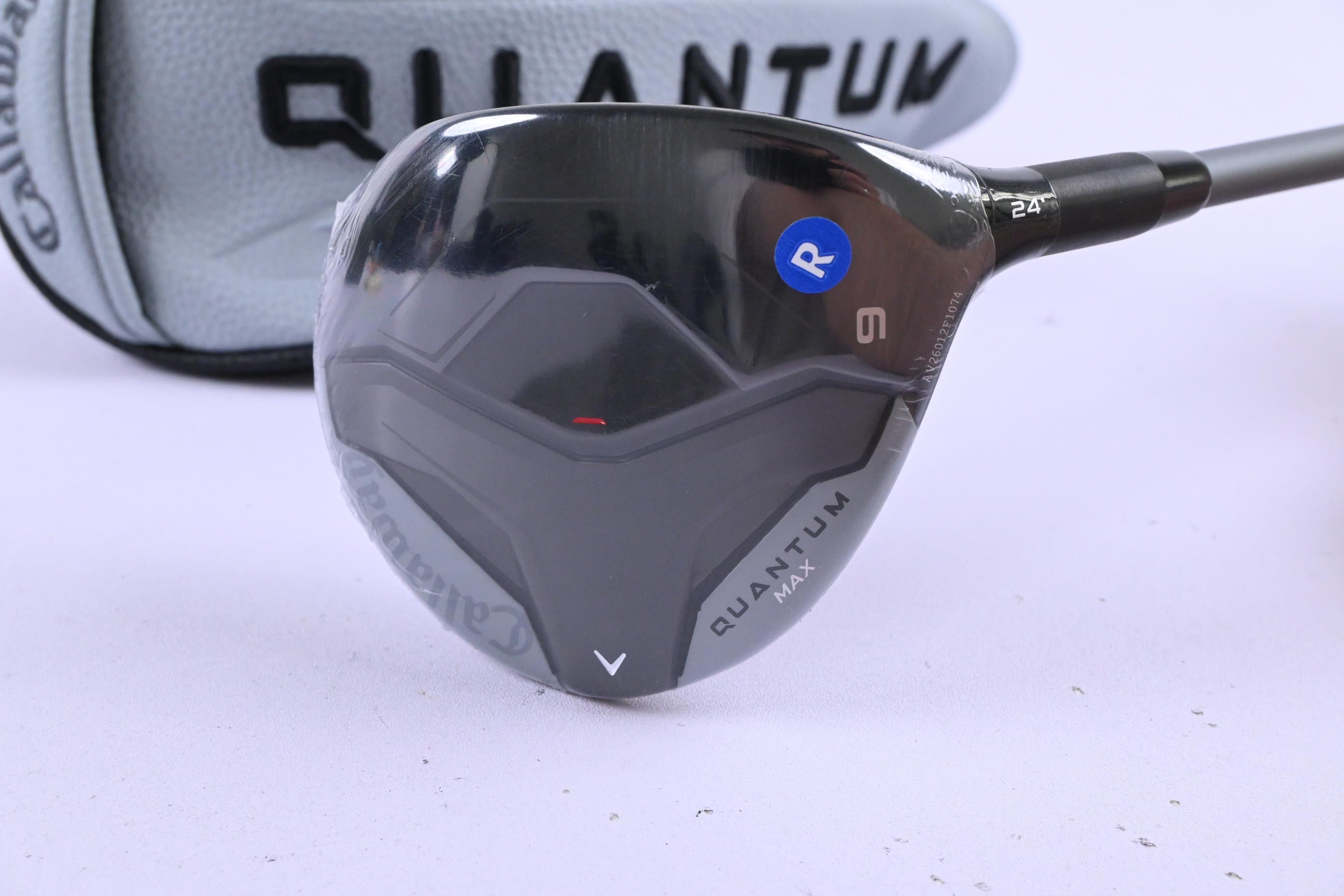 Callaway Quantum Max #9 Wood / 24 Degree / Regular Flex Denali Frost Silver 60
