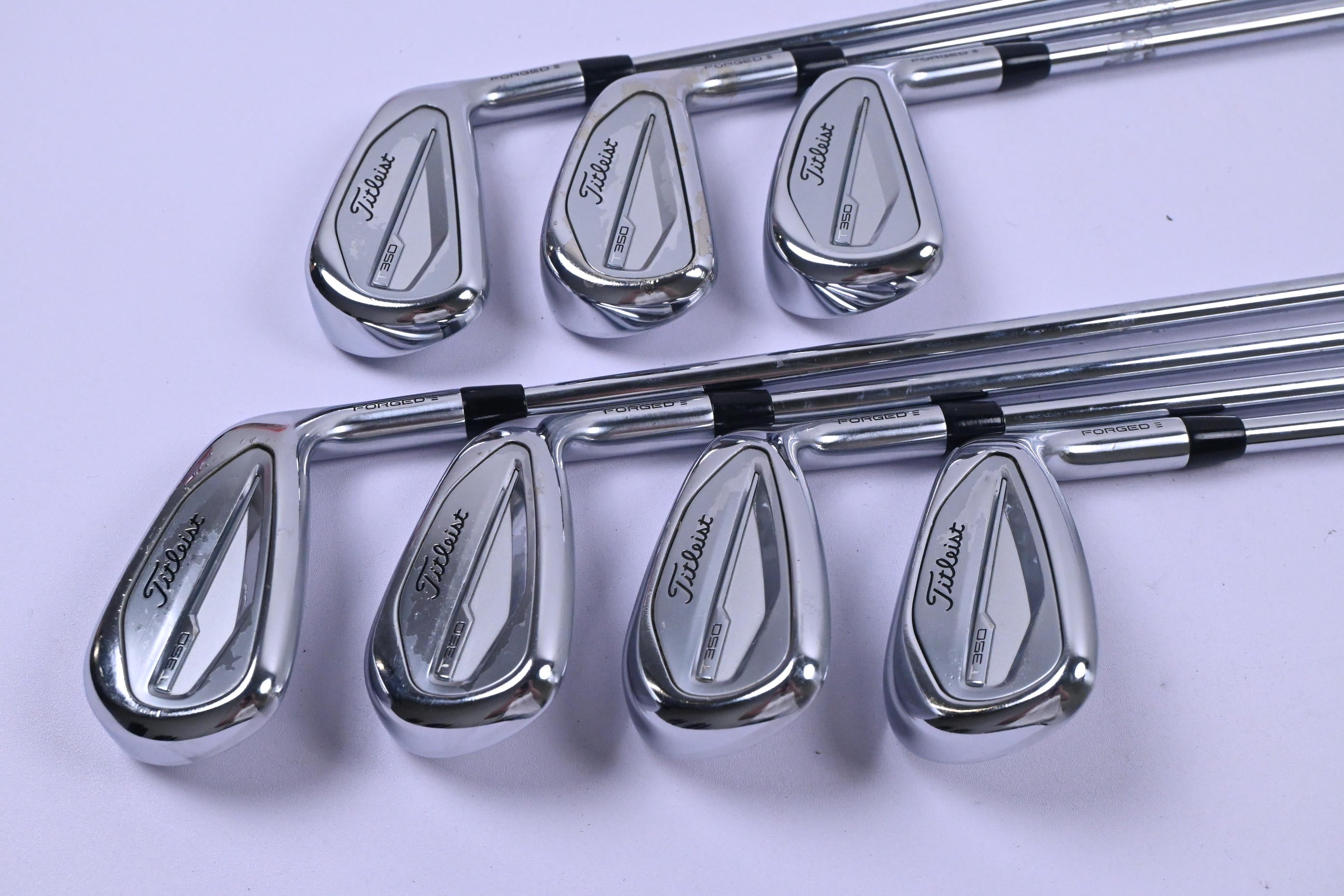 Titleist T350 Irons / 5-PW+48° / Regular Flex True Temper AMT Red R300 Shaft