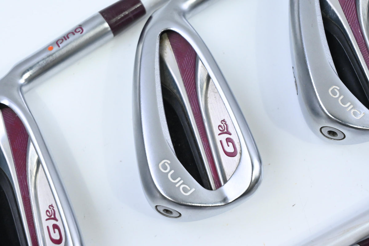 Ladies Ping G Le2 Irons / 6-PW+UW / Orange Dot / Ladies Flex Ping ULT 240 Shaft