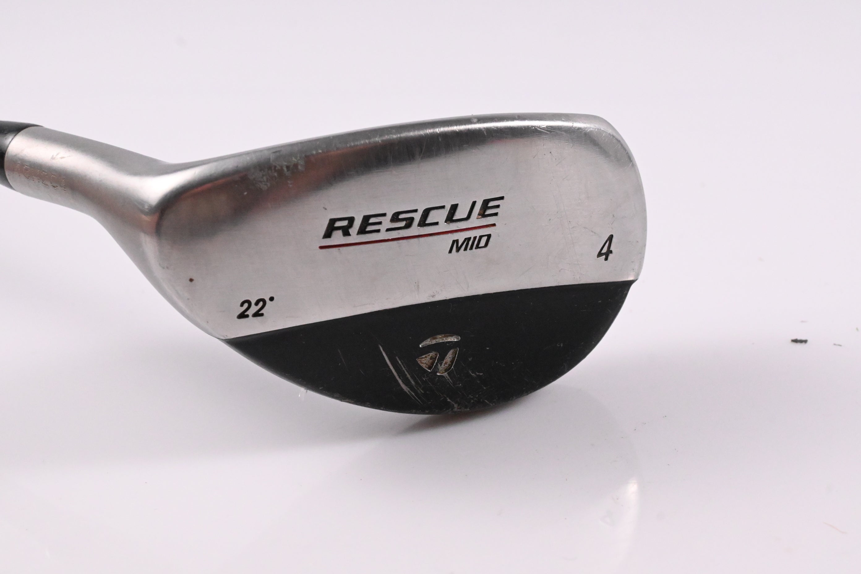 Left Hand Taylormade Rescue Mid #4 Hybrid / 22 Degree / Regular Flex Ultralite
