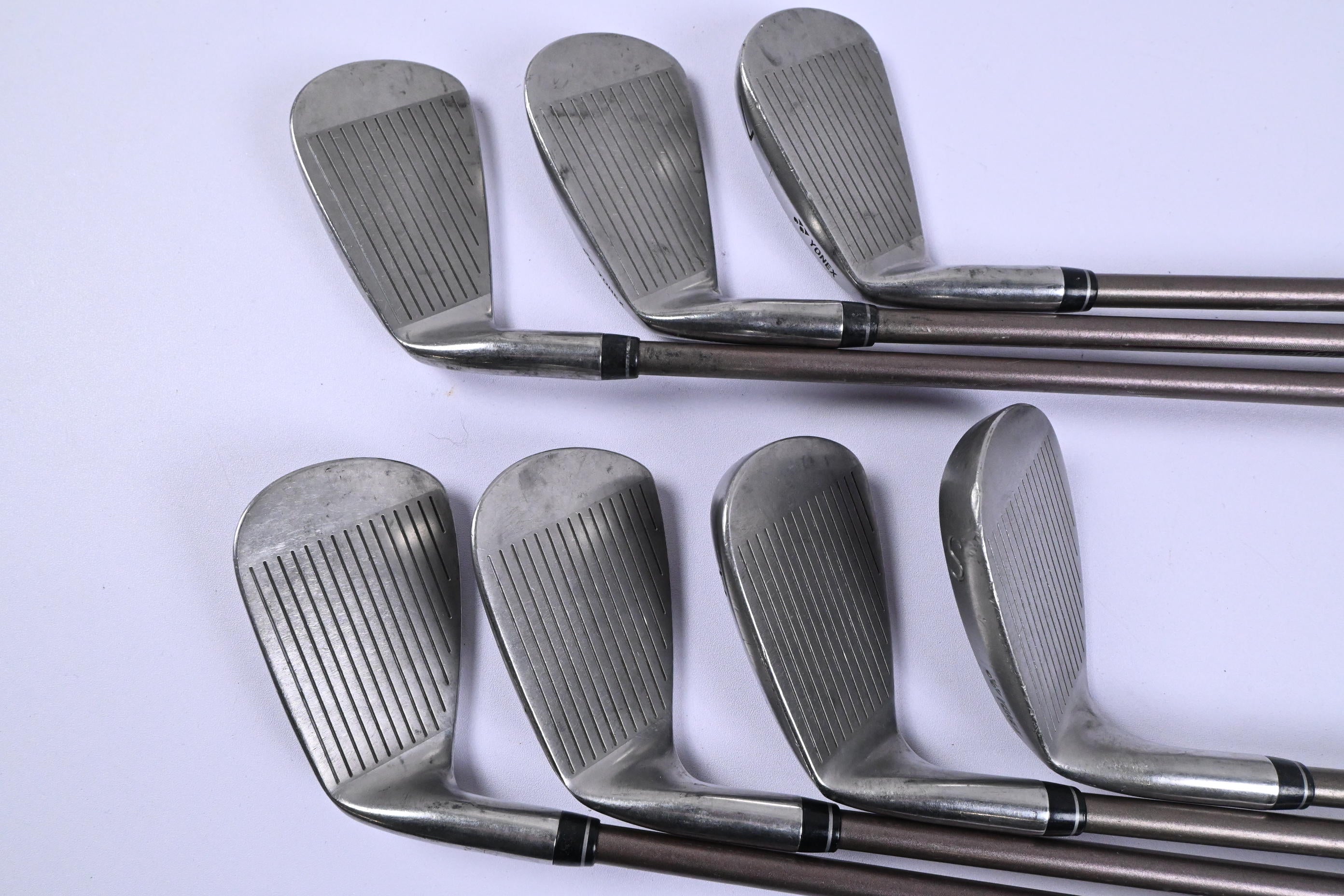 Ladies Yonex V-Mass 260 Irons / 5-PW+SW / Ladies Flex Yonex UltimateTi 5 Shafts