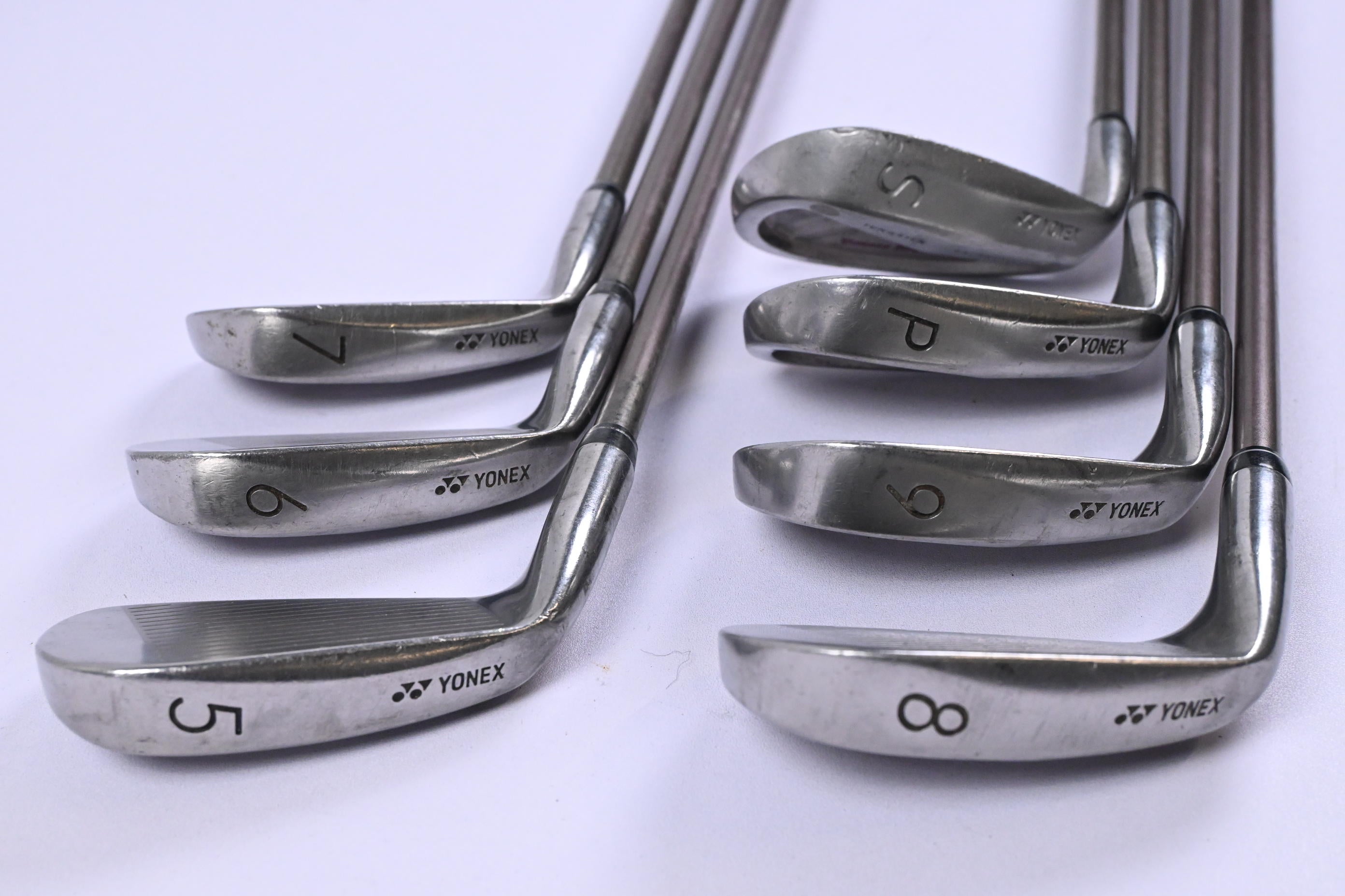 Ladies Yonex V-Mass 260 Irons / 5-PW+SW / Ladies Flex Yonex UltimateTi 5 Shafts
