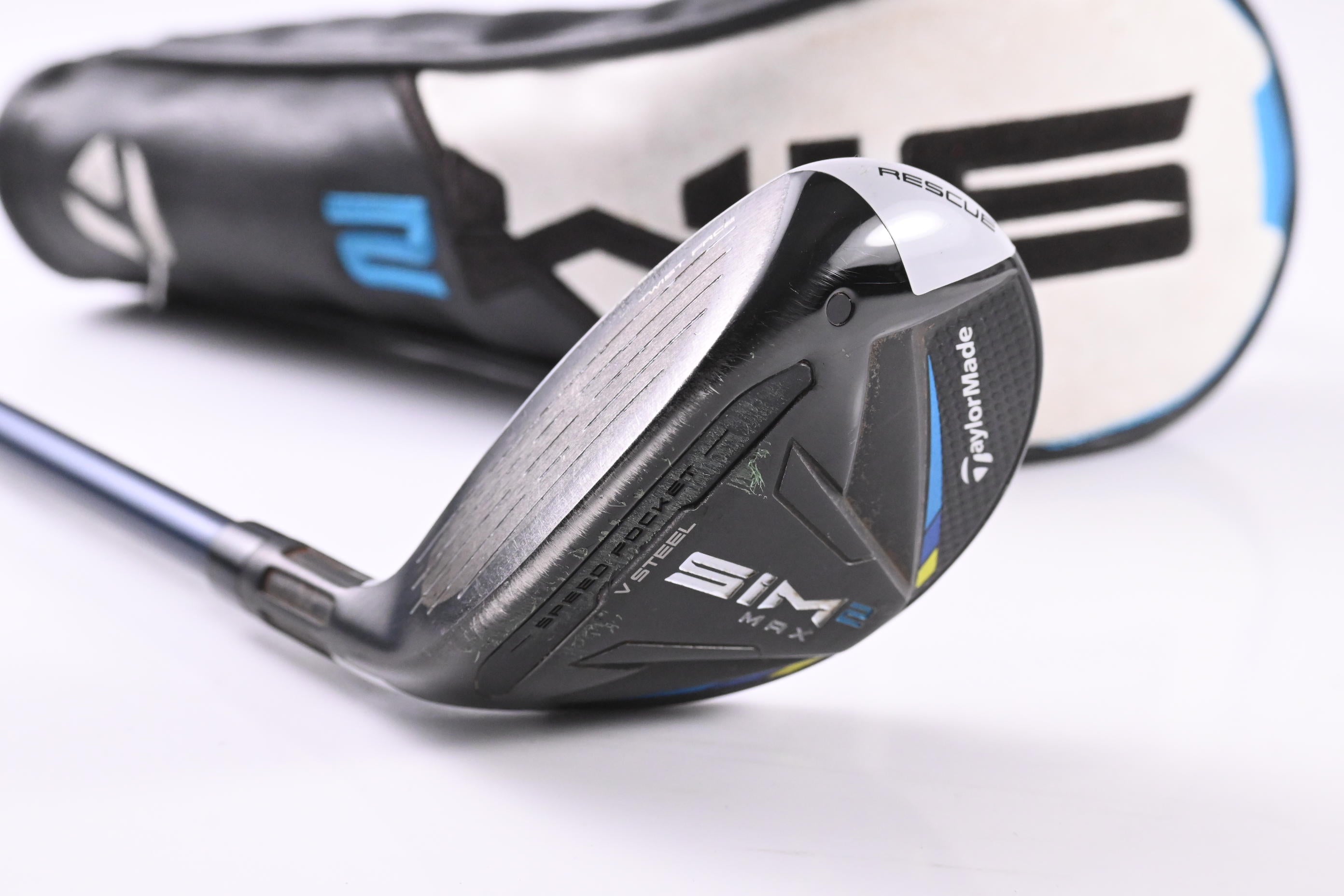 Left Hand Taylormade SIM2 Max #3 Hybrid / 19 Degree / Regular Flex Ventus Blue 6