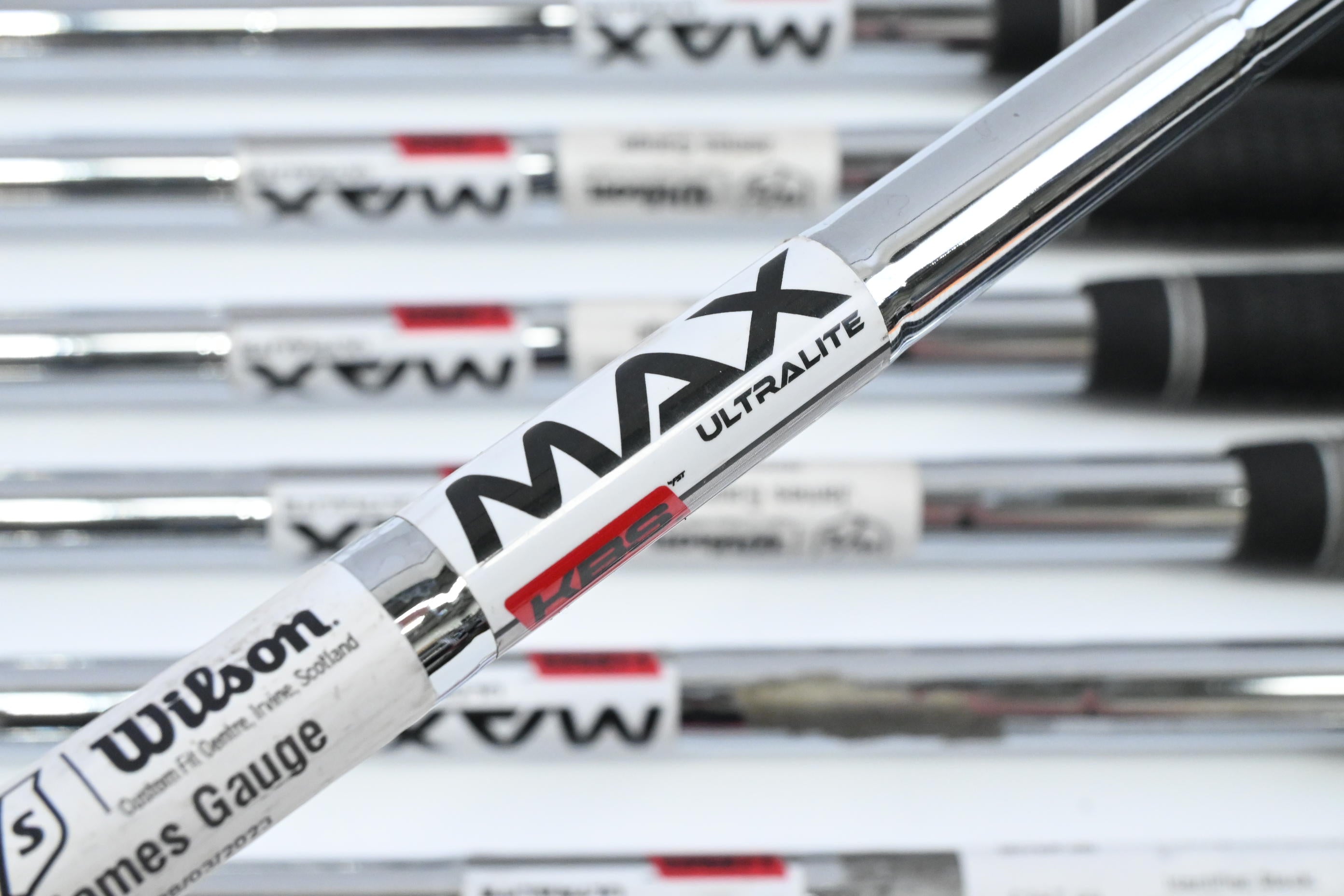 Wilson Dynapower 2023 Irons / 5-PW+GW+SW / Regular Flex KBS Max Ultralite Shafts