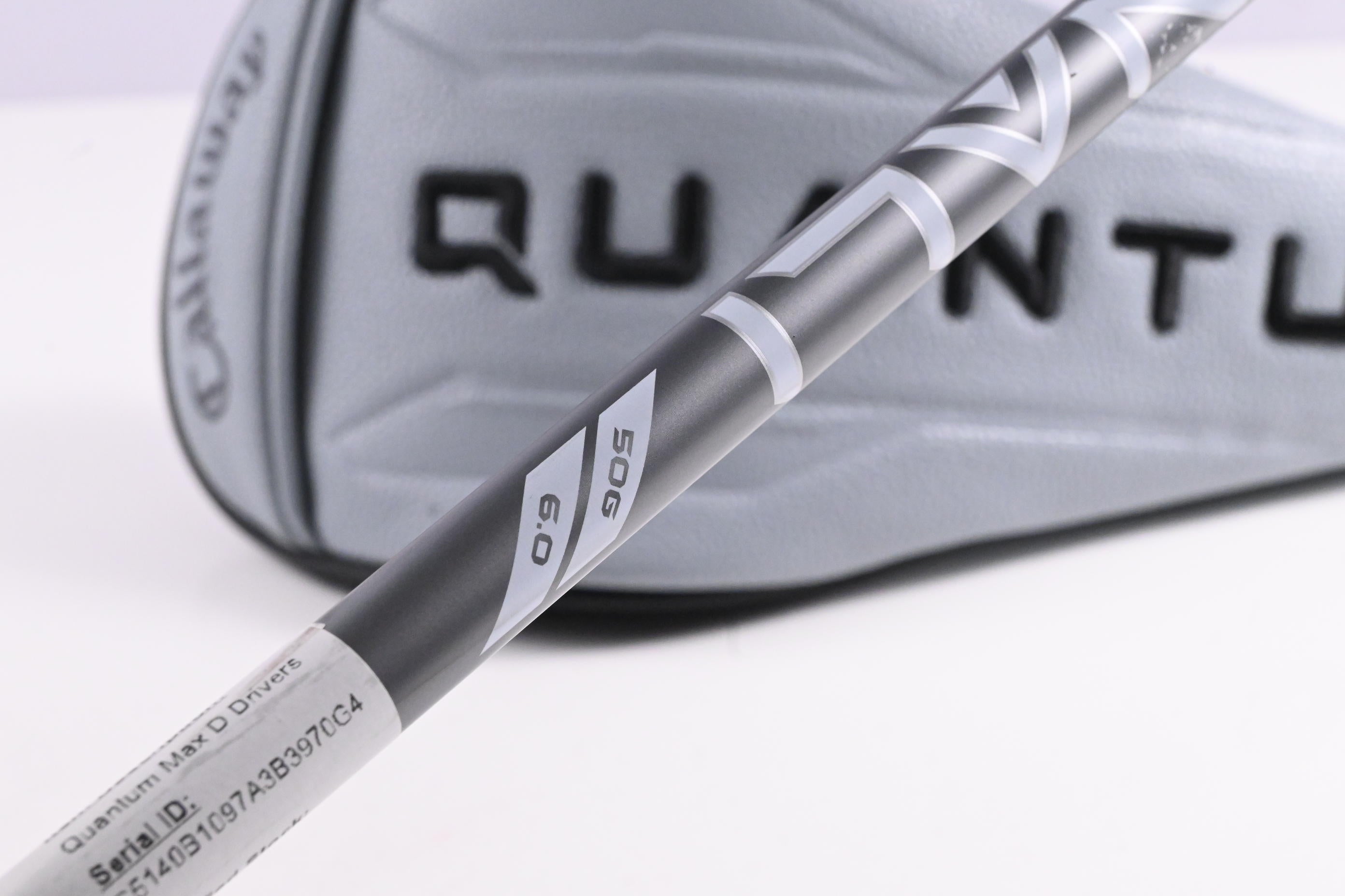 Callaway Quantum Max D Driver / 10.5 Degree / Stiff Flex Denali Frost Silver 50