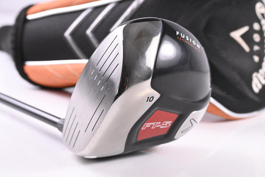 Left Hand Callaway FT-5 Driver / 10 Degree / Regular Flex Fujikura E Fit On 150