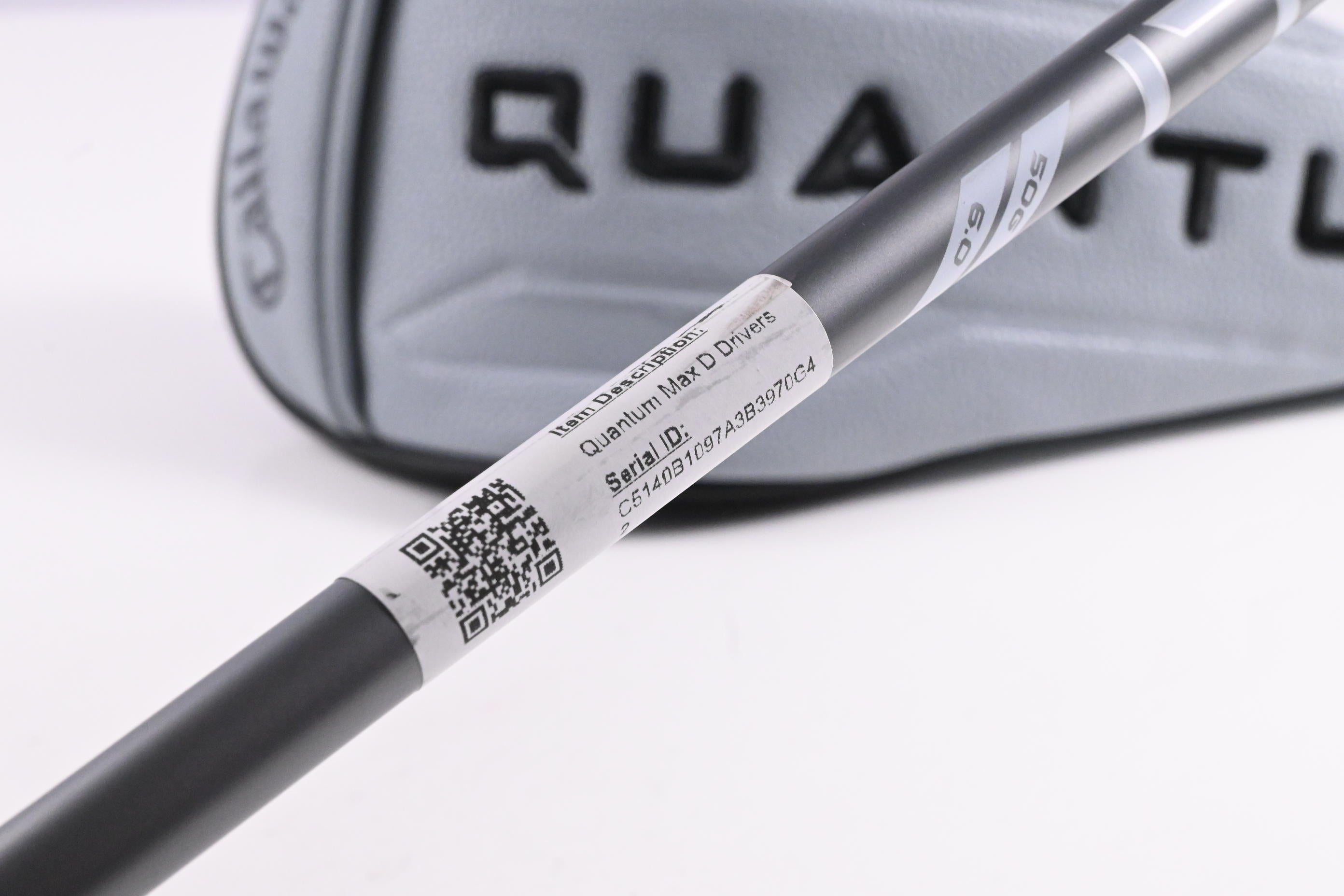 Callaway Quantum Max D Driver / 10.5 Degree / Stiff Flex Denali Frost Silver 50