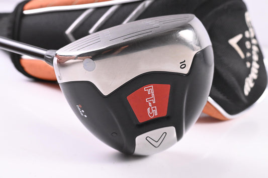 Left Hand Callaway FT-5 Driver / 10 Degree / Regular Flex Fujikura E Fit On 150