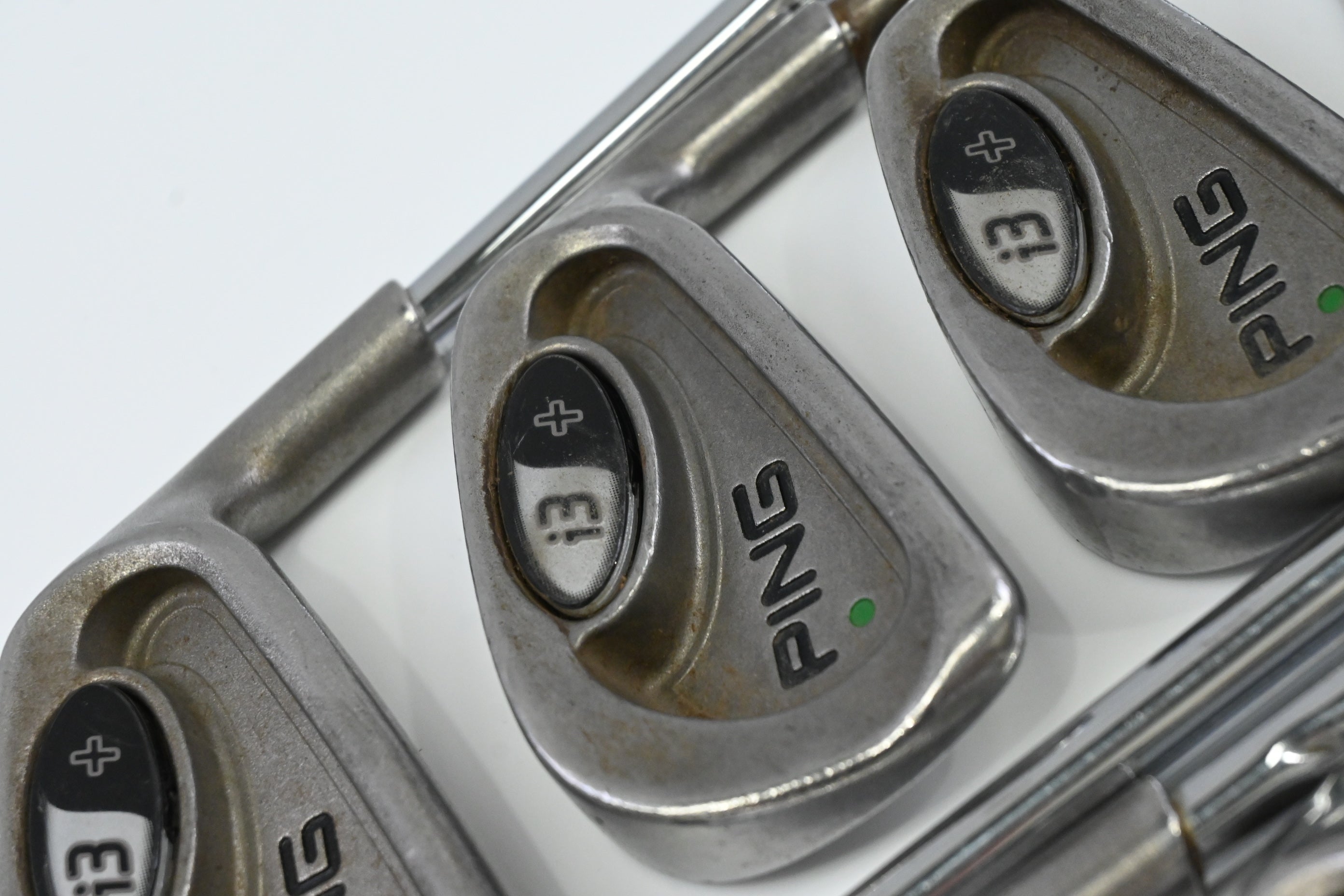 Ping i3+ Irons / 2-PW / Green Dot / Regular Flex Ping AWT Shafts