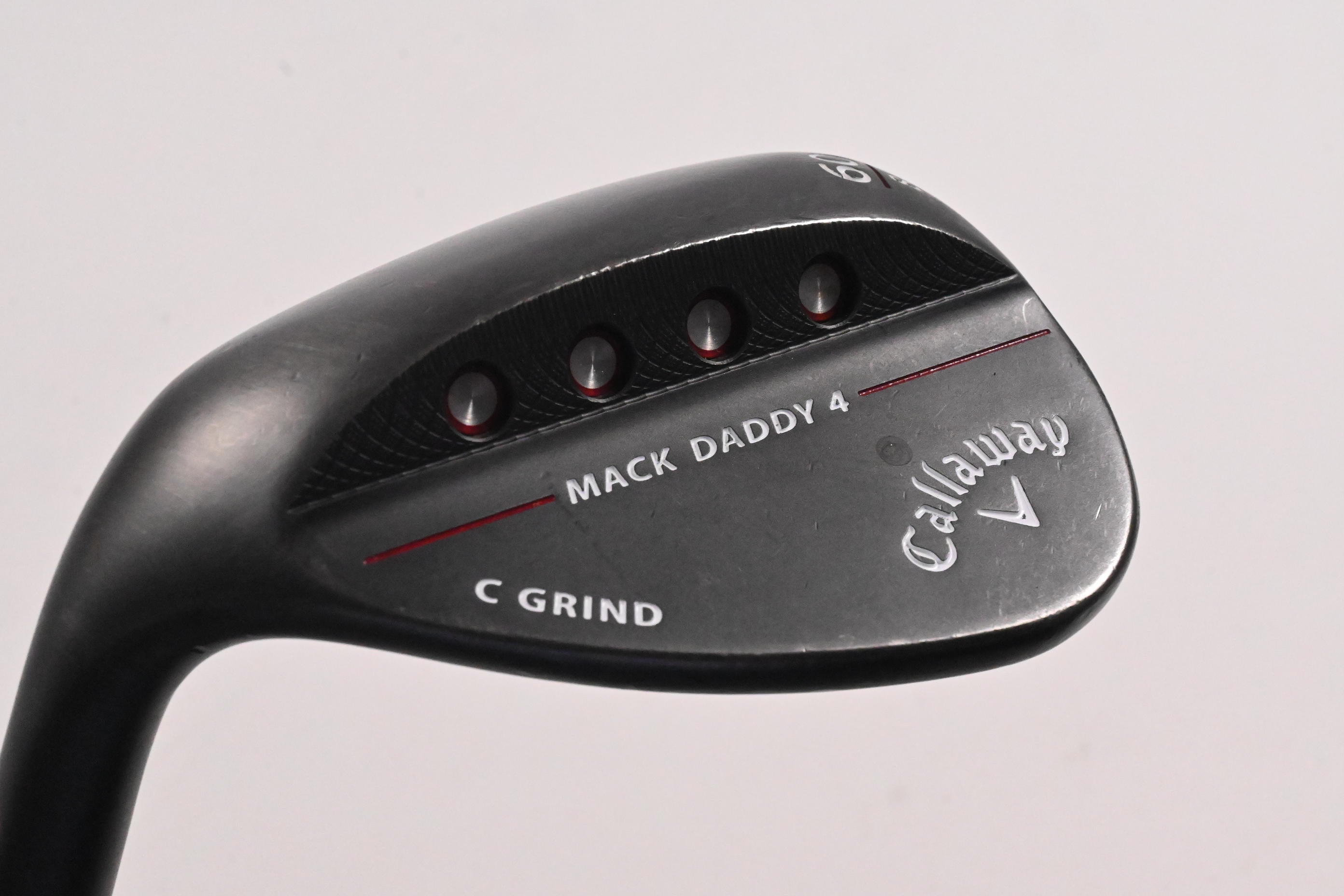 Left Hand Callaway Mack Daddy 4 Lob Wedge / 60 Degree / Stiff Flex Dynamic Gold