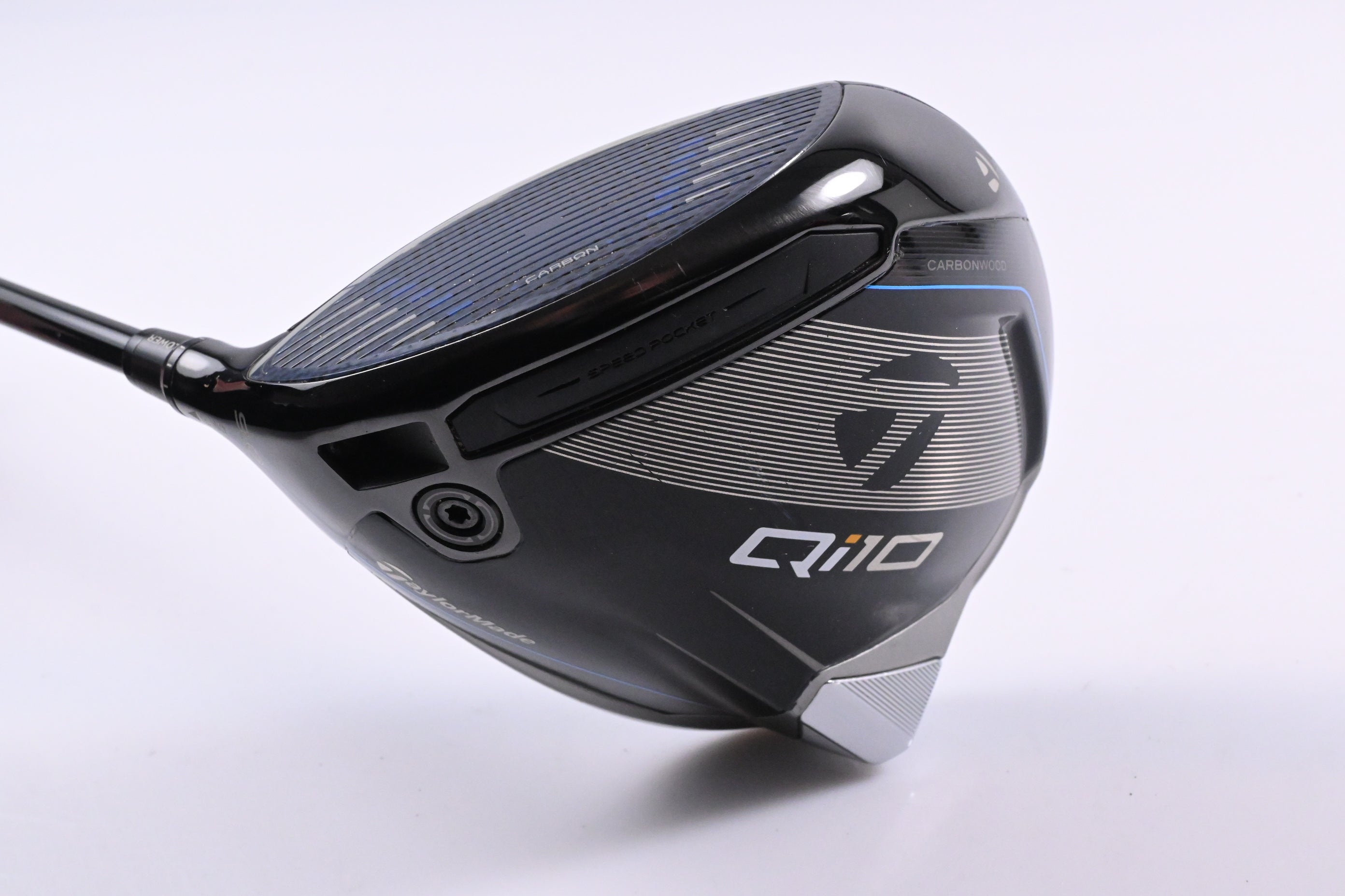 Left Hand Taylormade Qi10 Driver / 9 Degree / Stiff Flex Ventus TR Blue 5 Shaft