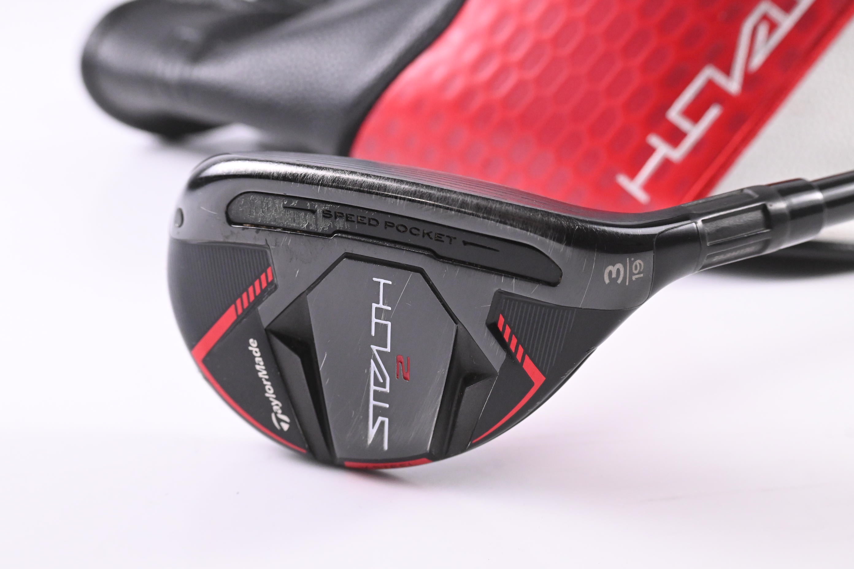 Taylormade Stealth 2 #3 Hybrid / 19 Degree / Stiff Flex Ventus TR Red 7 Shaft