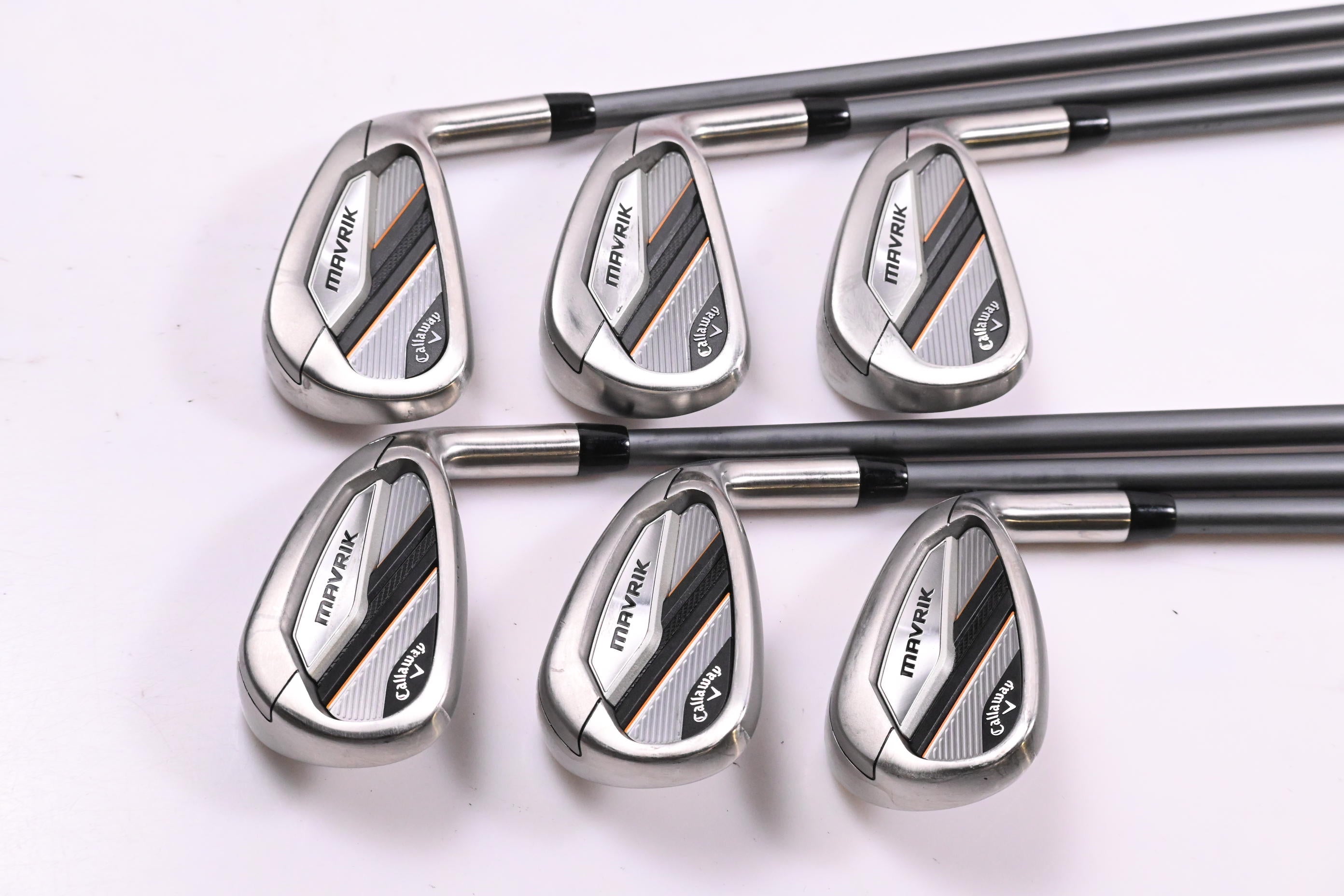 Callaway Mavrik Irons / 5-PW / Senior Flex Catalyst 55 Shafts