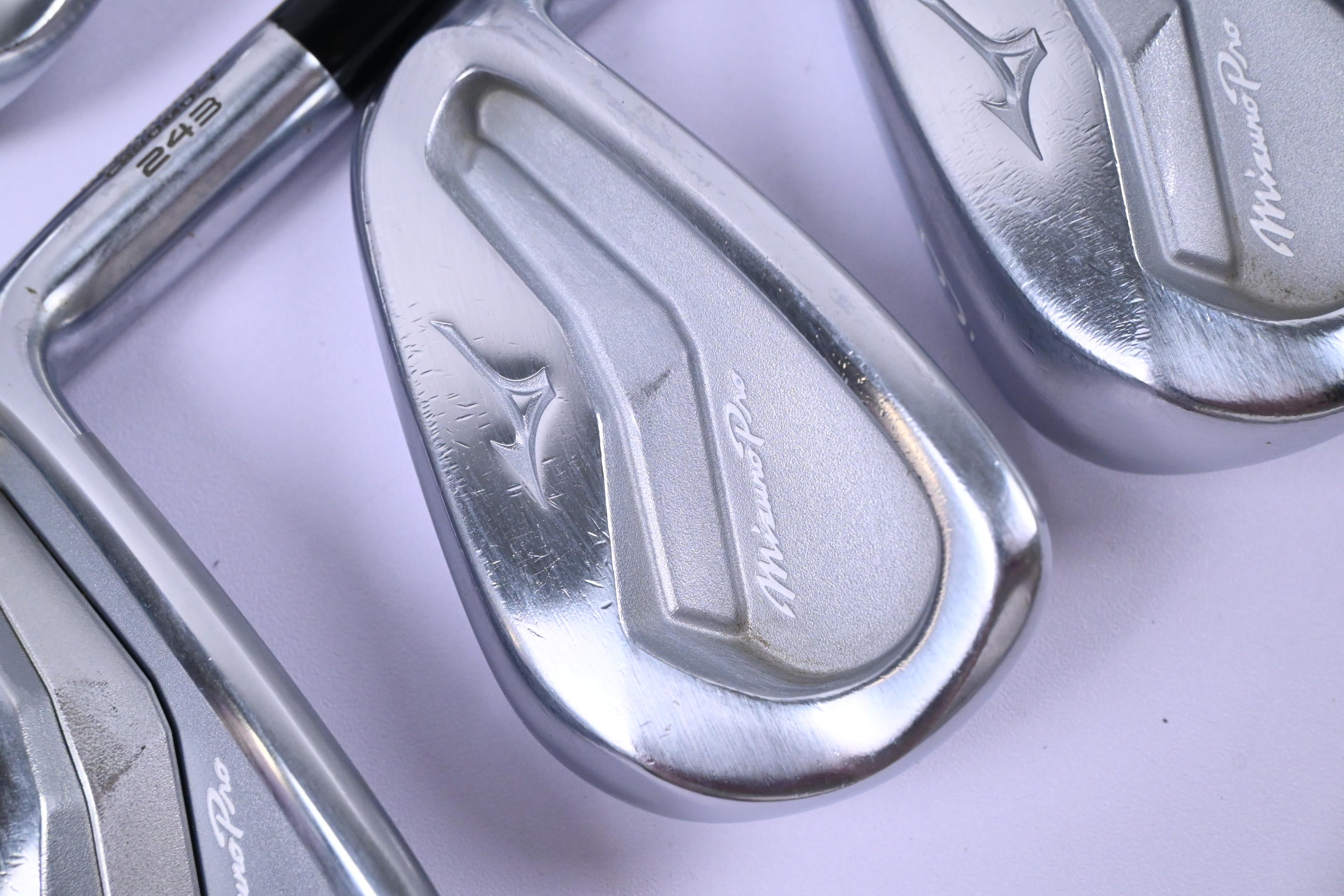 Mizuno Pro 243 Irons / 4-PW / Stiff Flex KBS Tour Lite Shafts