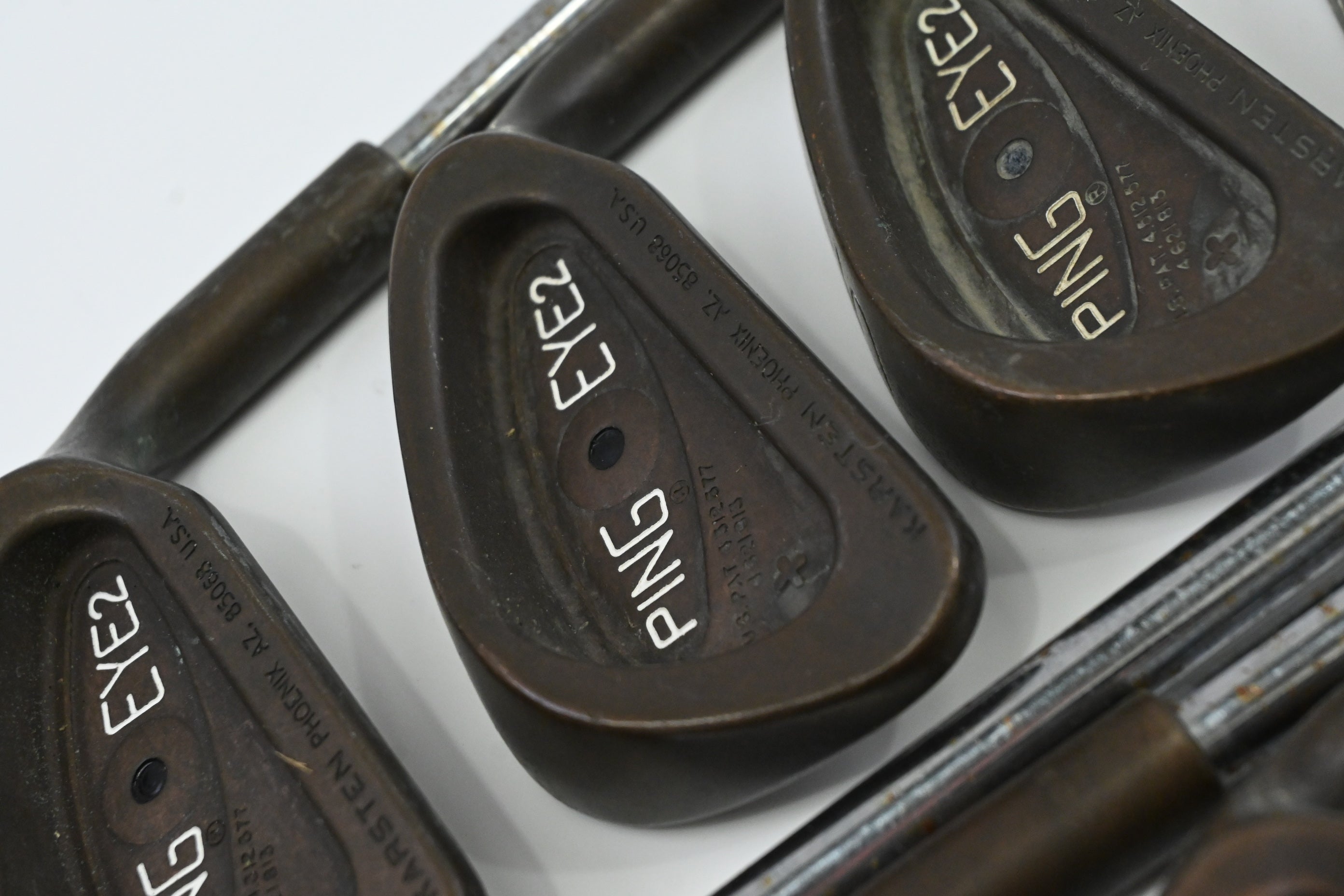Ping Eye 2+ Irons / 3-PW+SW / Black Dot / Stiff Flex Ping JZ Shafts