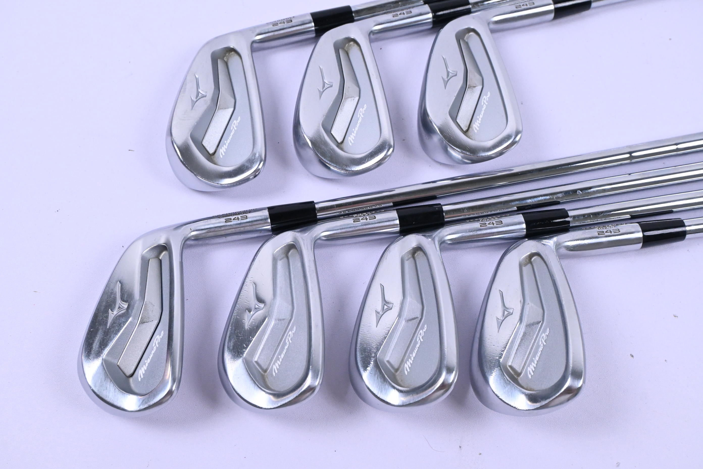 Mizuno Pro 243 Irons / 4-PW / Stiff Flex KBS Tour Lite Shafts