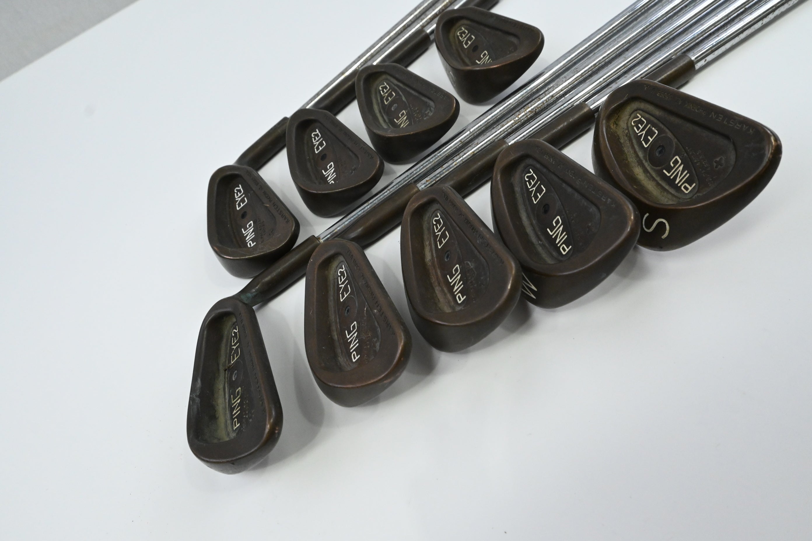 Ping Eye 2+ Irons / 3-PW+SW / Black Dot / Stiff Flex Ping JZ Shafts