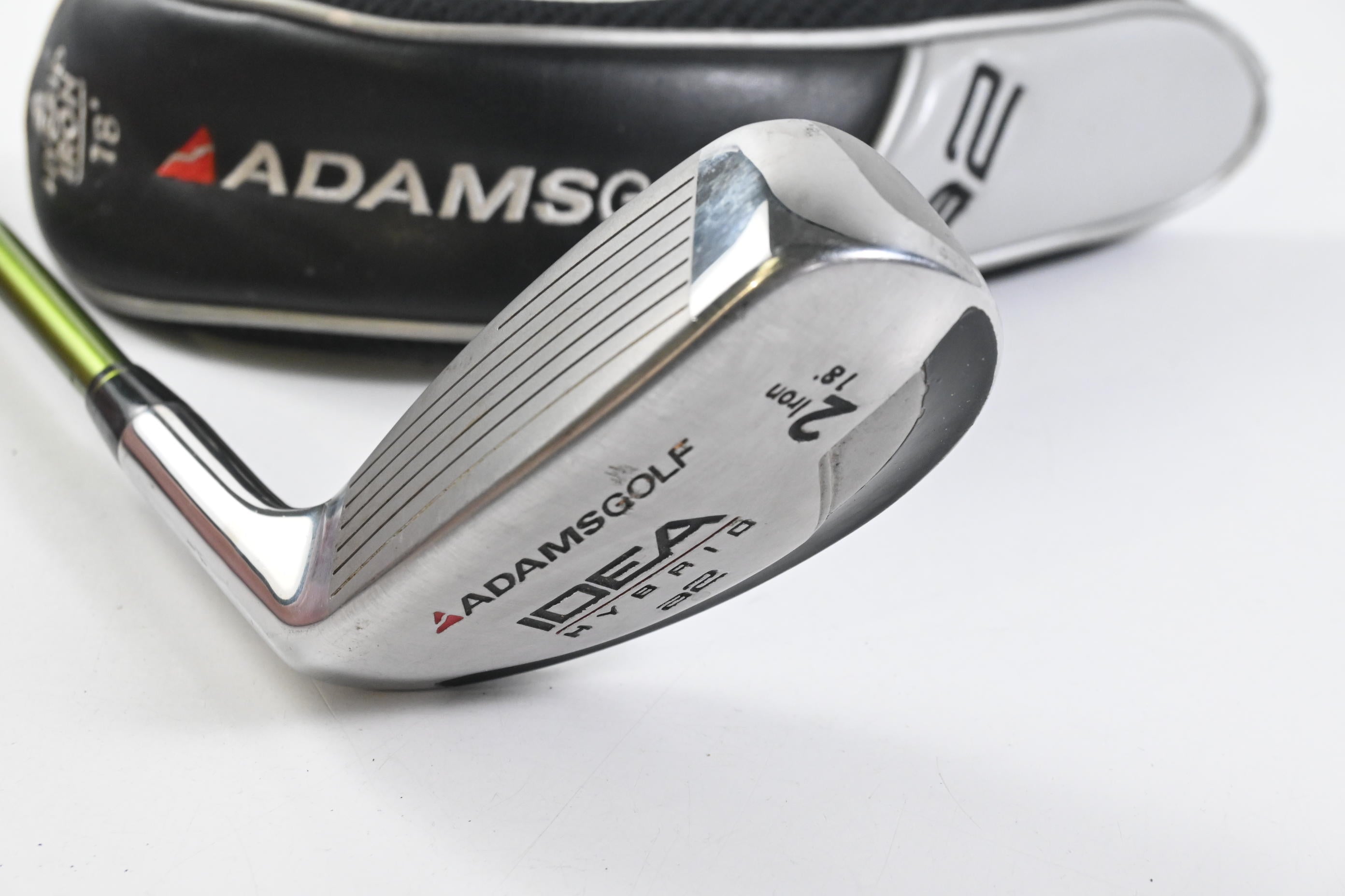 Left Hand Adams Idea a2 #2 Hybrid / 18 Degree / Regular Flex Aldila NV Green 85