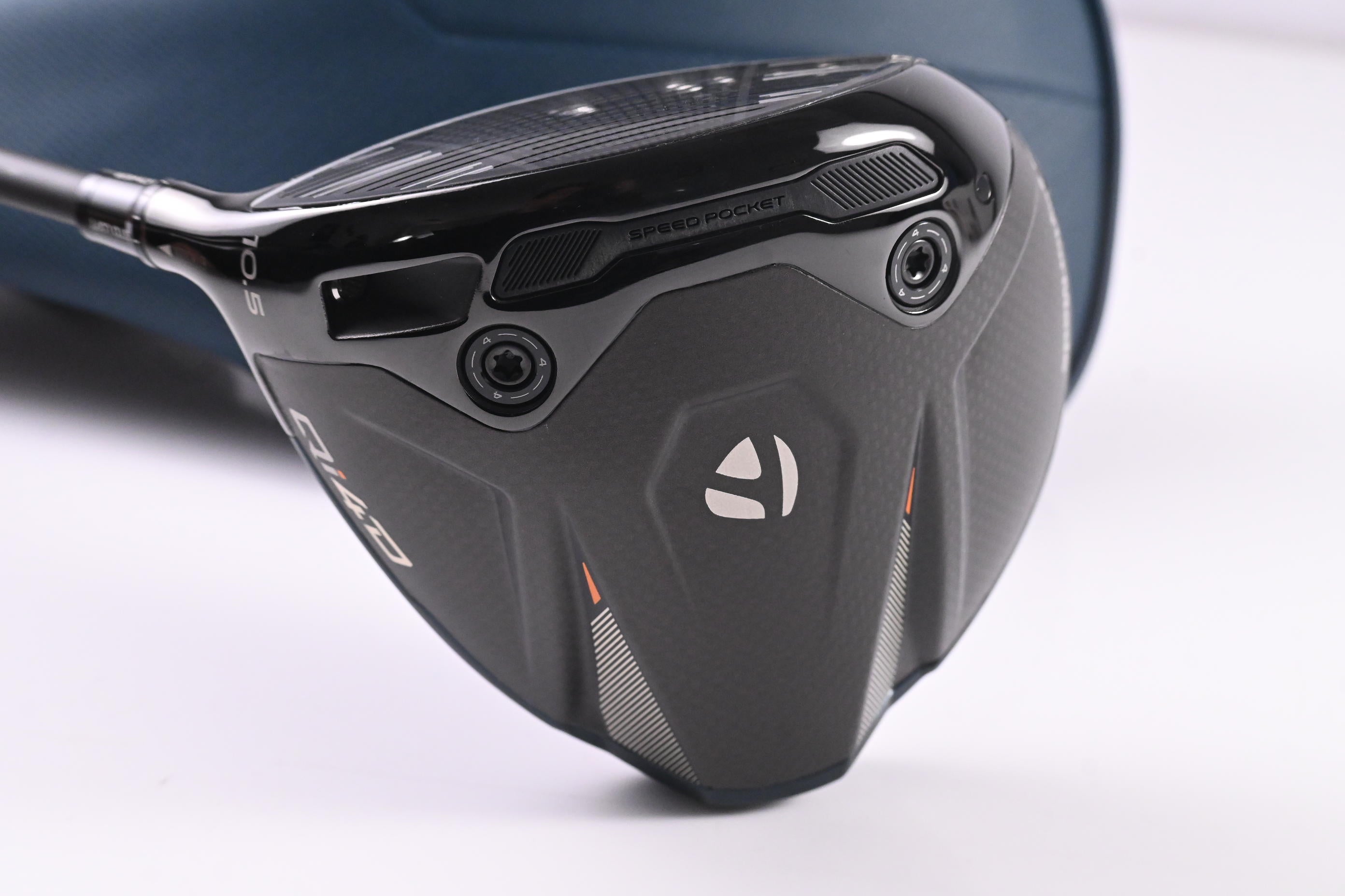 Left Hand Taylormade Qi4D Driver / 10.5 Degree / Stiff Flex Mitsubishi Reax 50