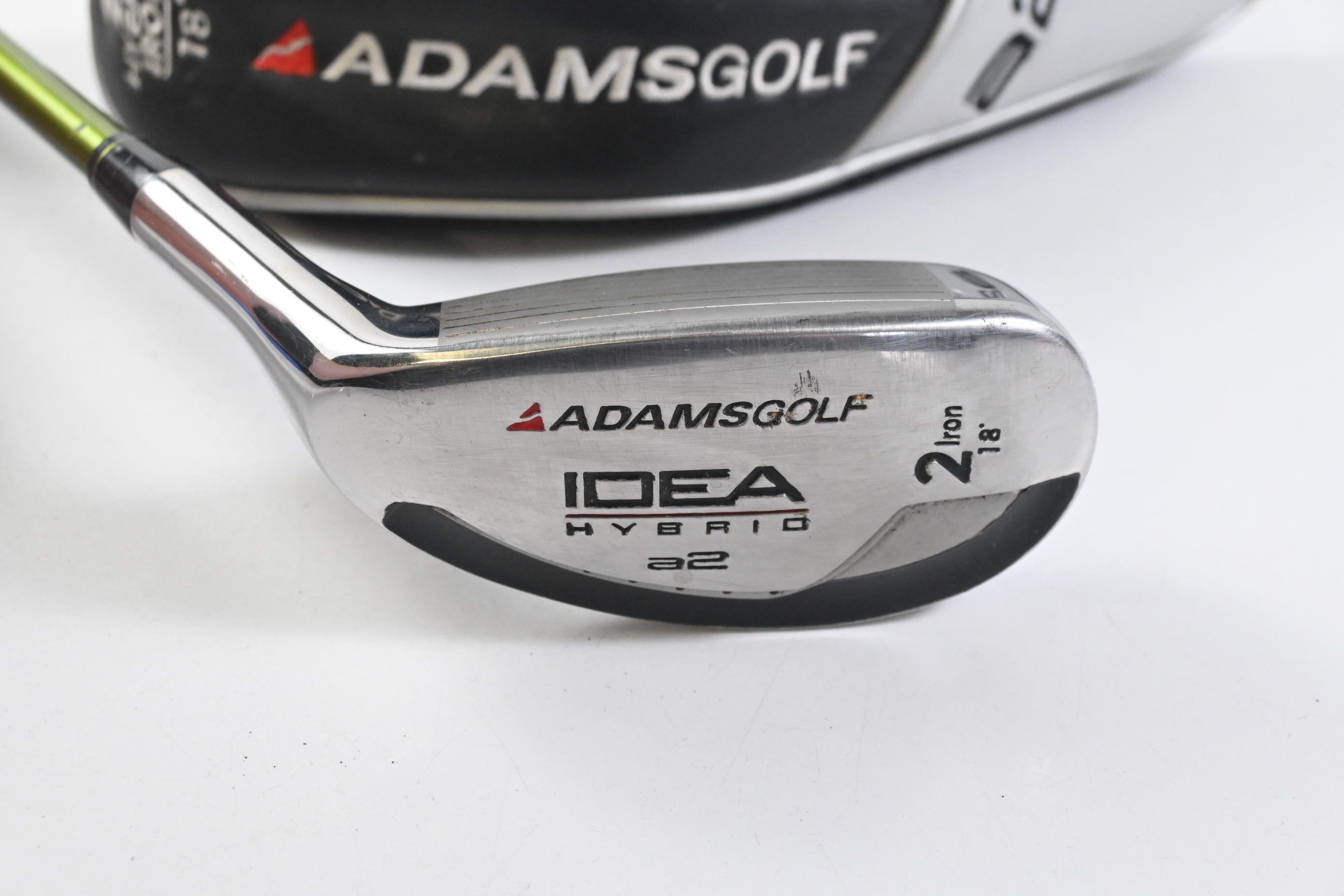 Left Hand Adams Idea a2 #2 Hybrid / 18 Degree / Regular Flex Aldila NV Green 85