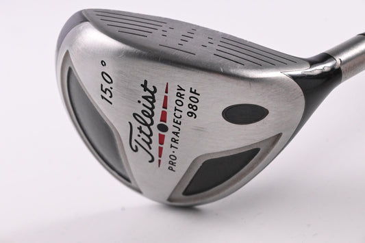 Titleist 980 F #3 Wood / 15 Degree / Stiff Flex True Temper Dynamic Gold S300