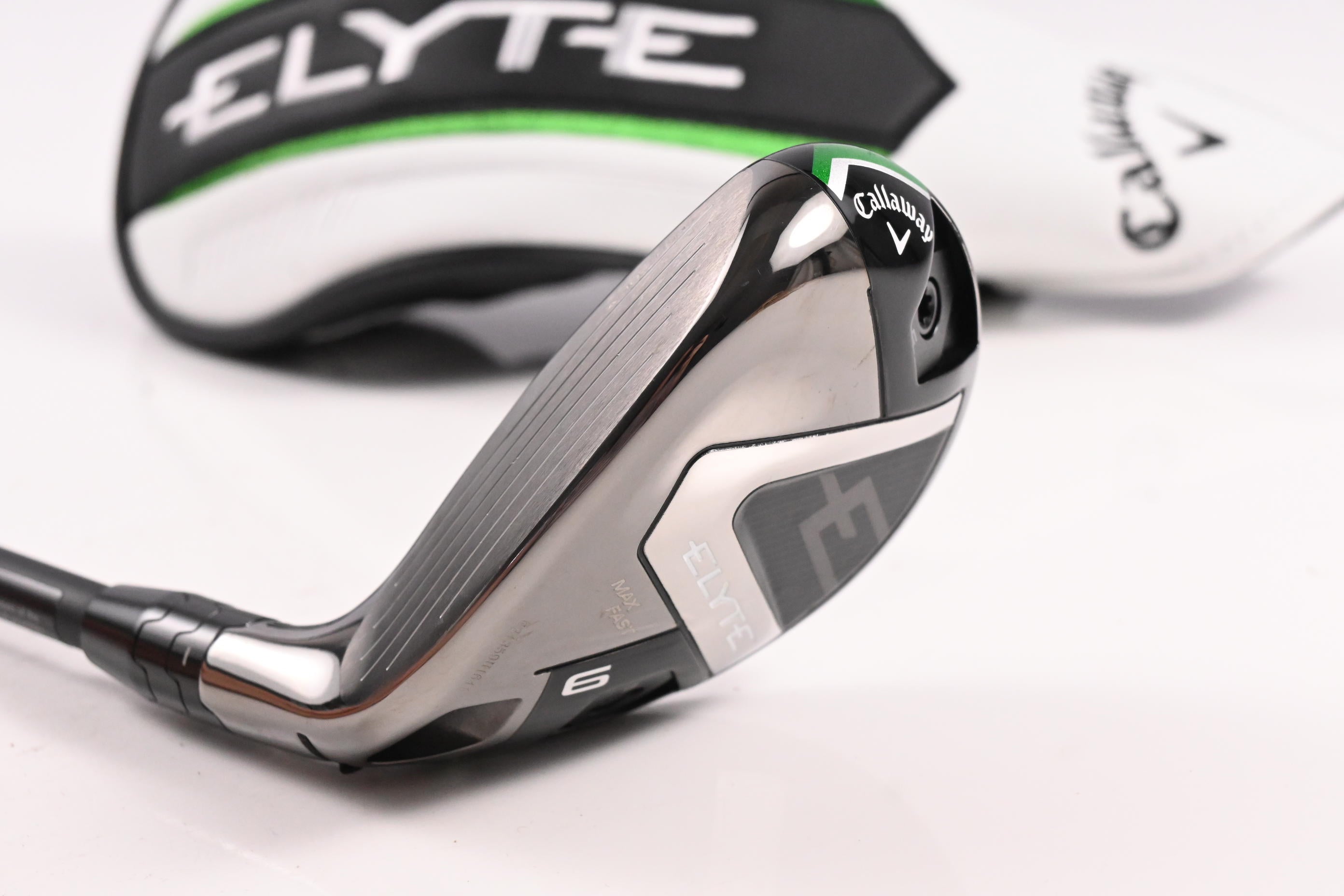 Left Hand Callaway Elyte #6 Hybrid / 31 Degree / Senior Flex Vanquish 5 Shaft