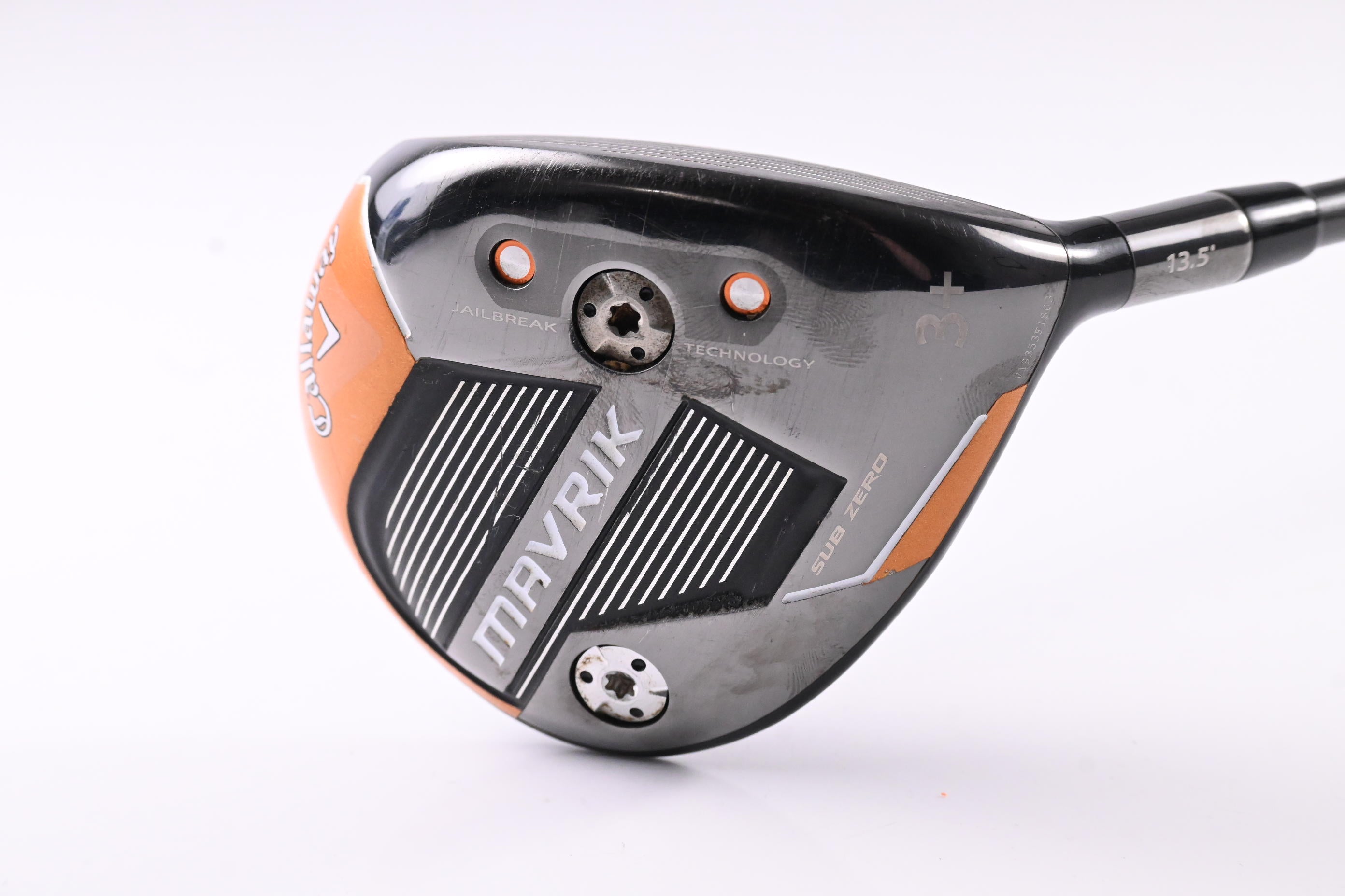 Callaway Mavrik #3+ Wood / 13.5 Degree / Stiff Flex EvenFlow Riptide 60 Shaft