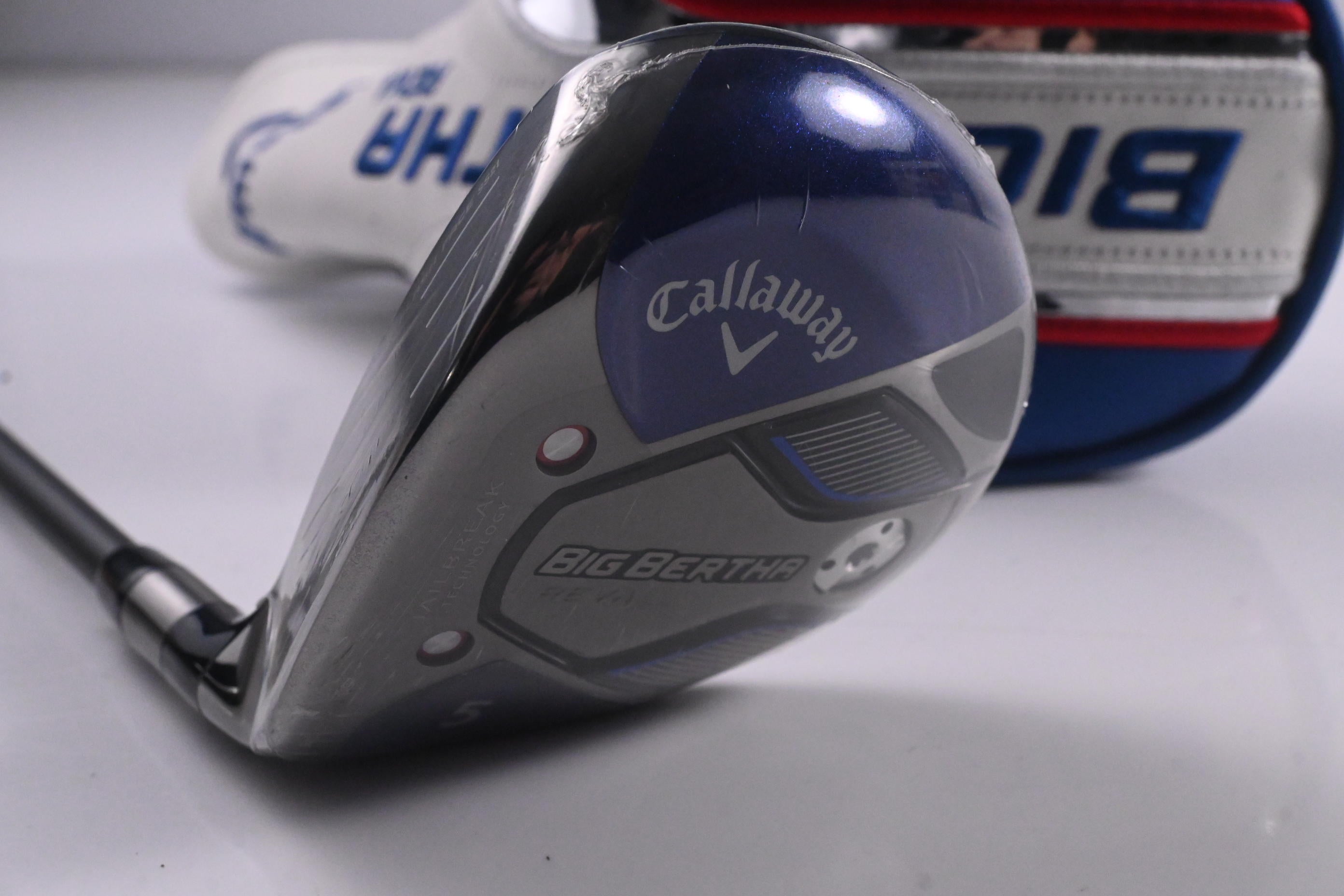 Left Hand Callaway Big Bertha Reva 21 #5 Wood / 21 Degree / Ladies Flex Helium 4