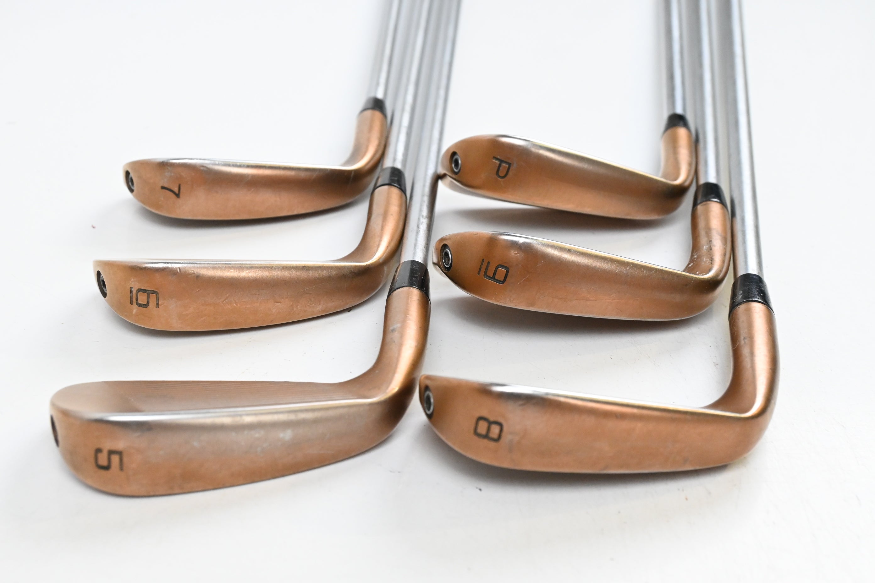 Cobra King Forged Tec Copper Irons / 5-PW / Stiff Flex KBS C-Taper 110 Shafts