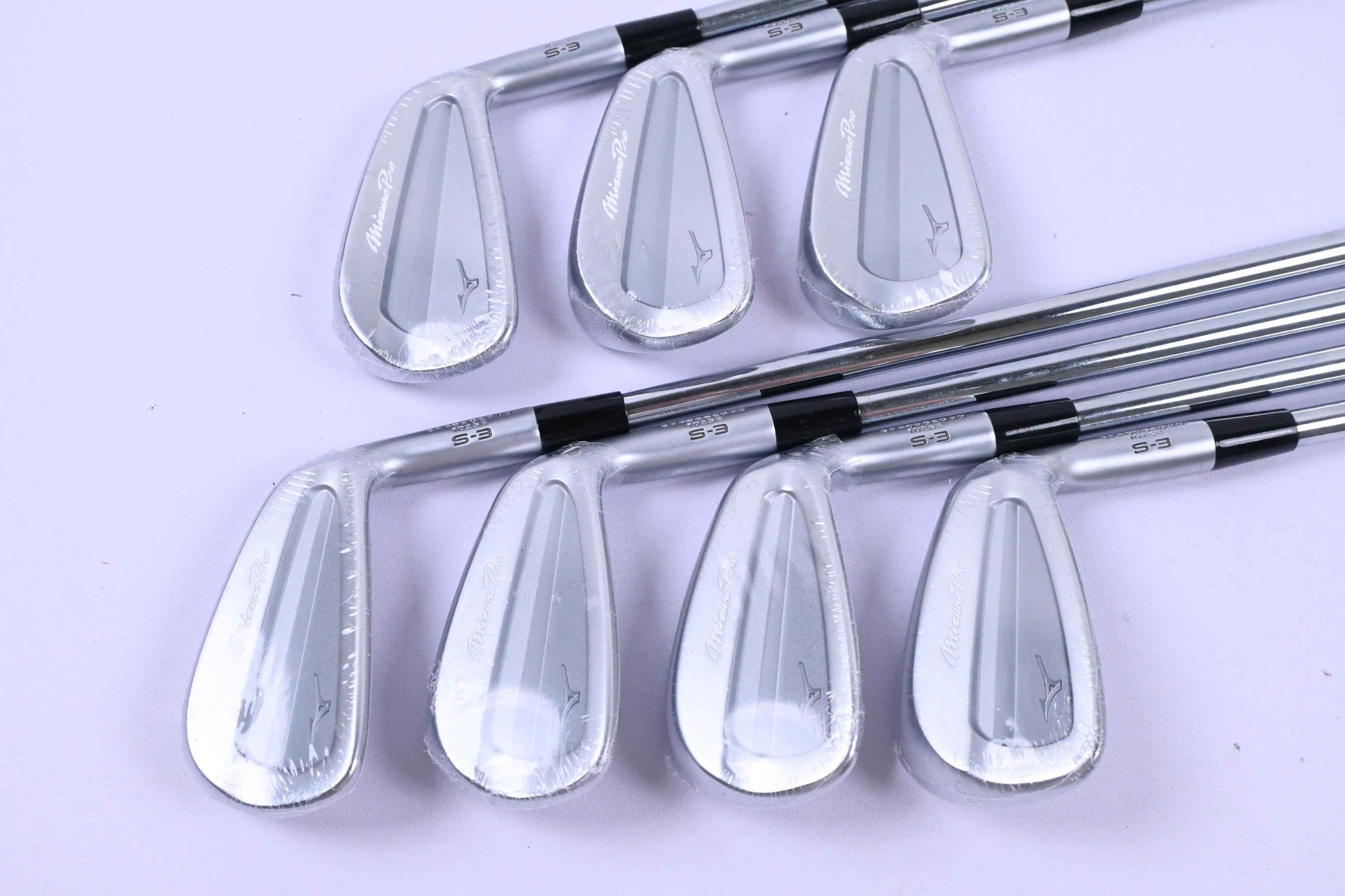 Mizuno Pro S-3 Irons / 4-PW / Stiff Flex Project X Rifle Shafts