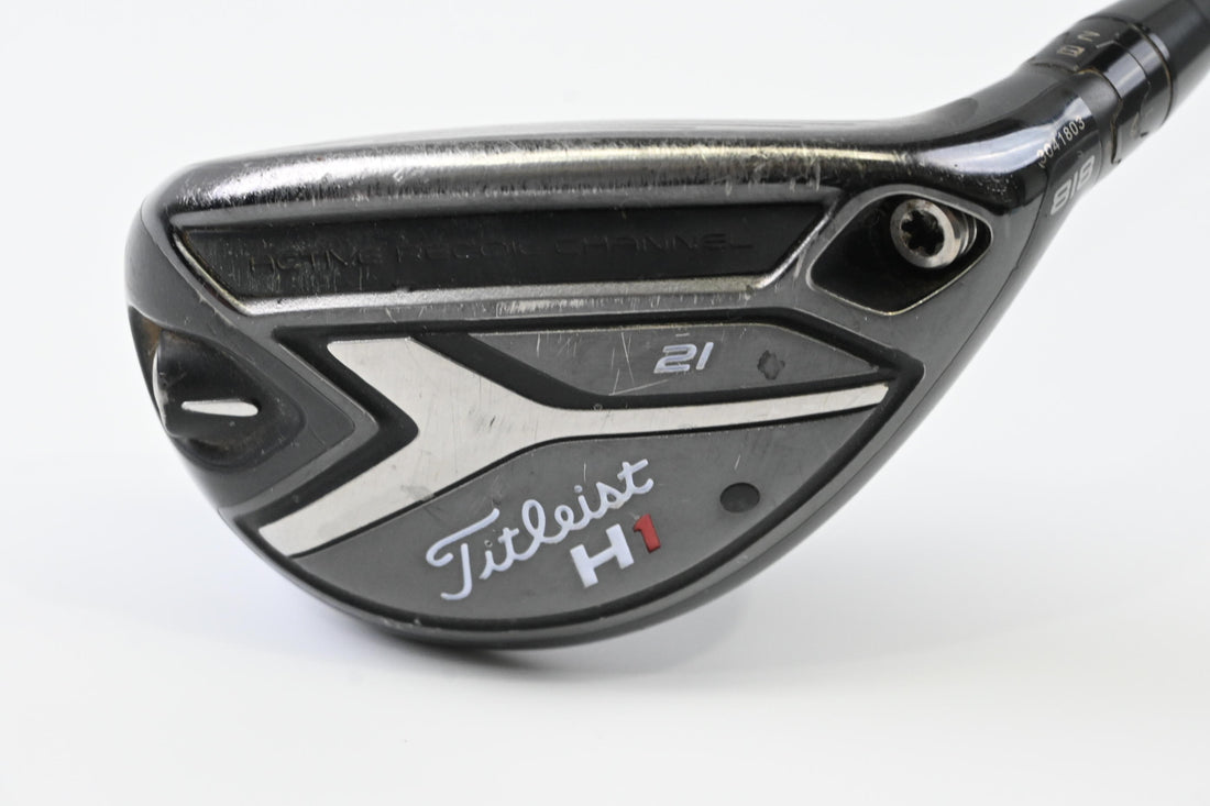 Titleist 818 H1 #3 Hybrid / 21 Degree / Stiff Flex Evenflow Blue 85 Shaft