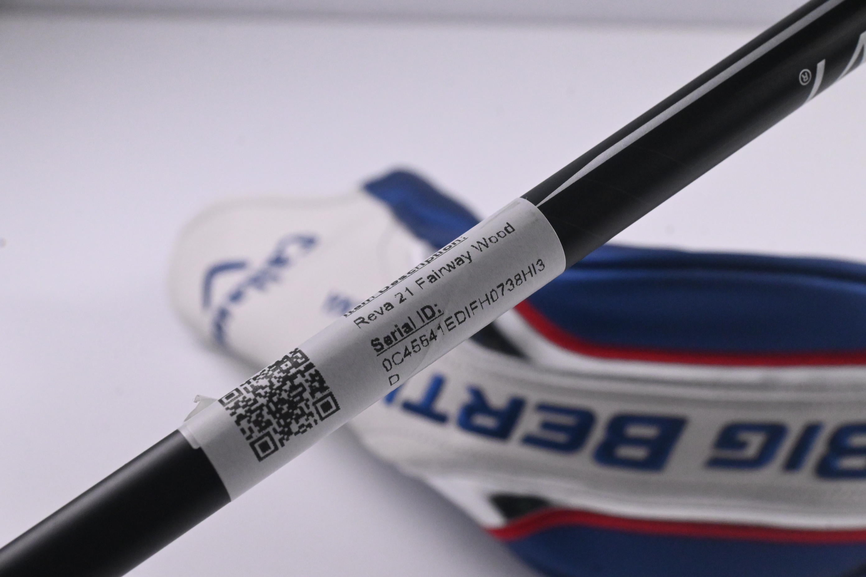 Left Hand Callaway Big Bertha Reva 21 #5 Wood / 21 Degree / Ladies Flex Helium 4