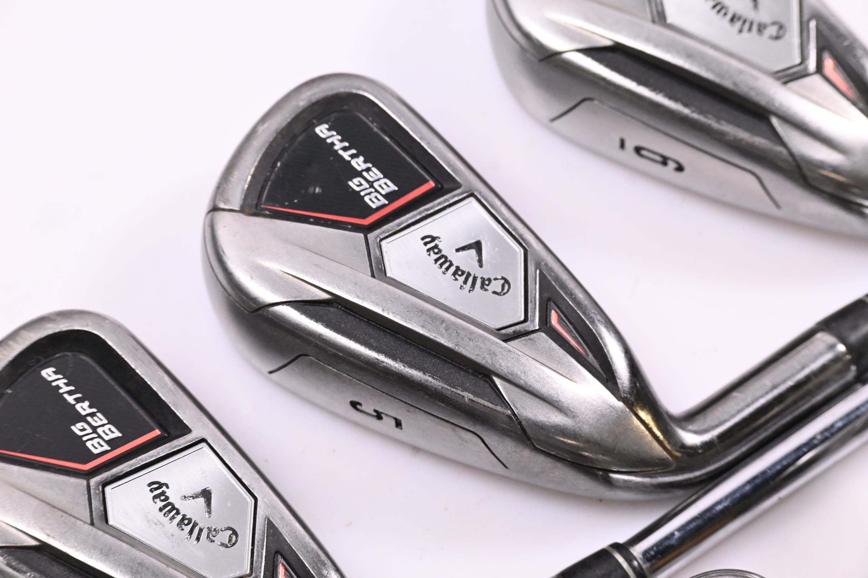 Left Hand Callaway Big Bertha 2015 Irons / 4-PW / Regular Flex Speedstep 80