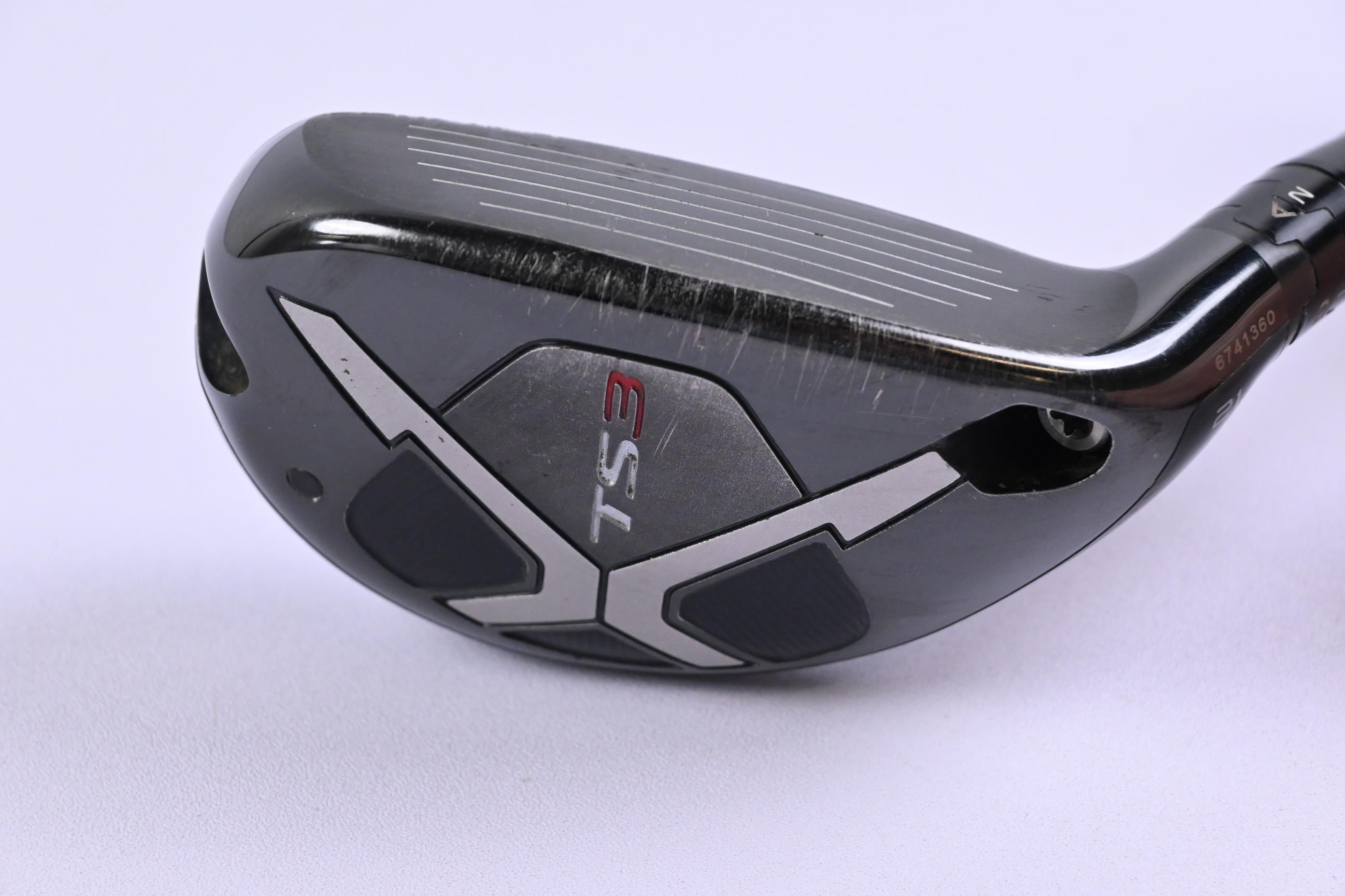 Titleist TS3 #3 Hybrid / 21 Degree / Stiff Flex HZRDUS Smoke Black 80 Shaft