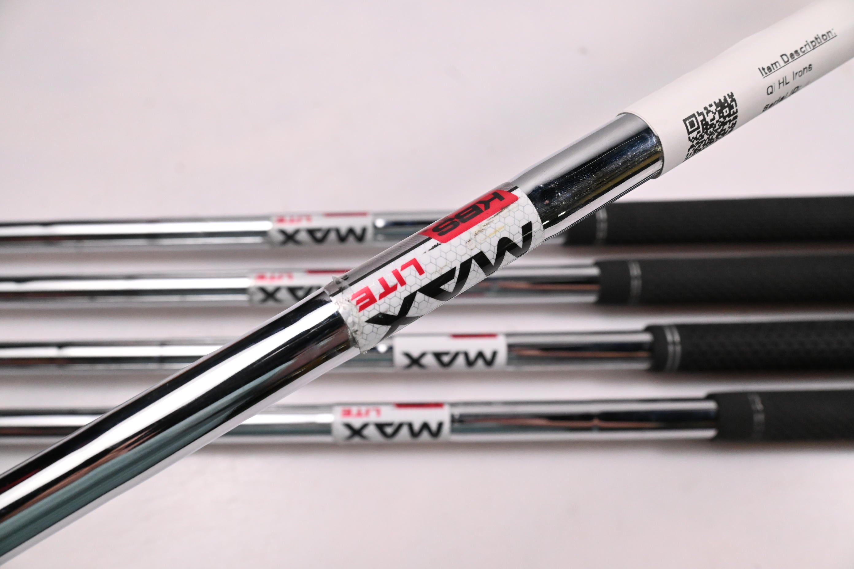 Taylormade Qi HL Irons / 6-PW / Regular Flex KBS Max Lite Shafts