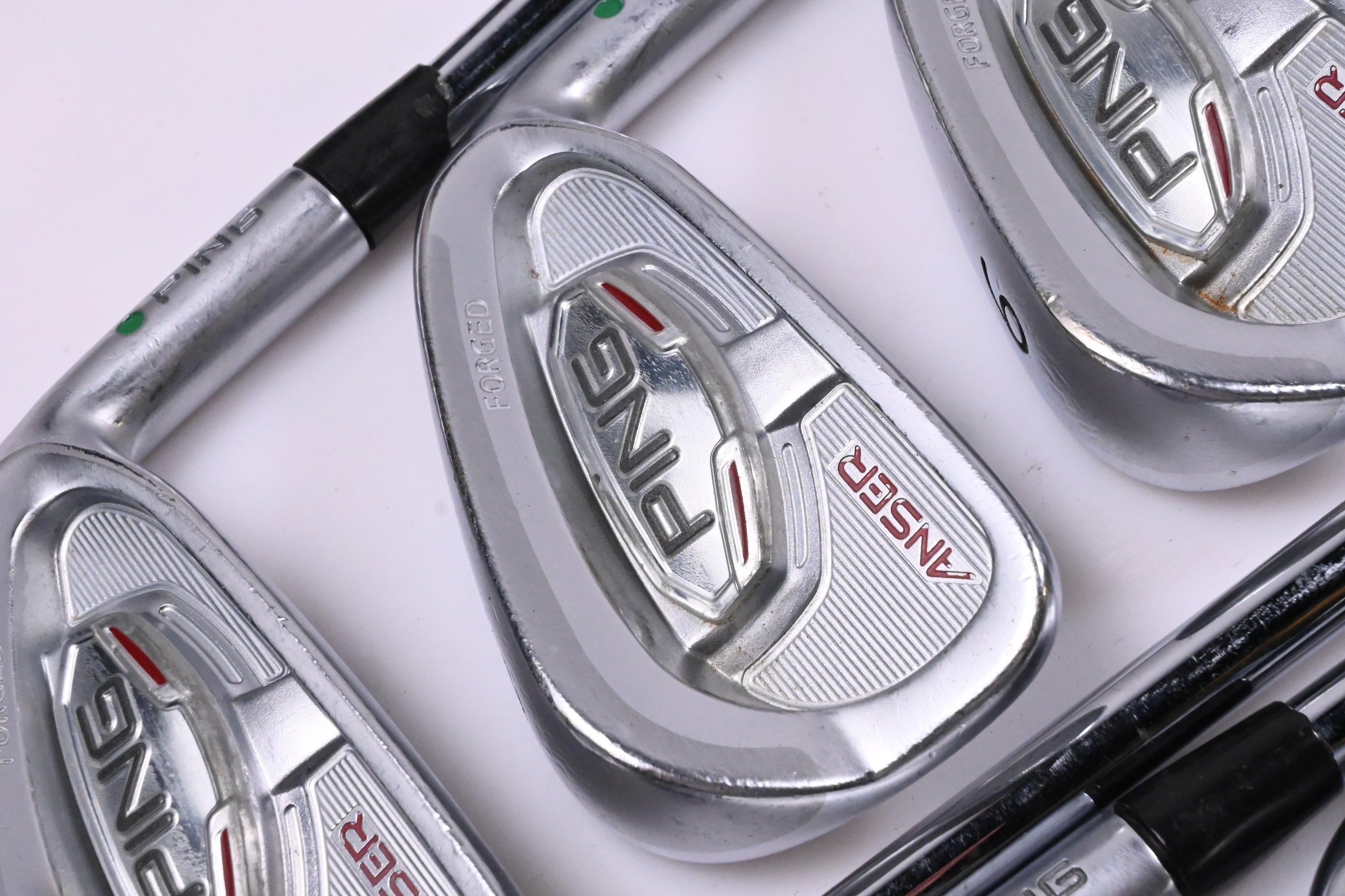 Ping Anser Forged 2011 Irons / 4-PW / Green Dot / Regular Flex Project X Shafts