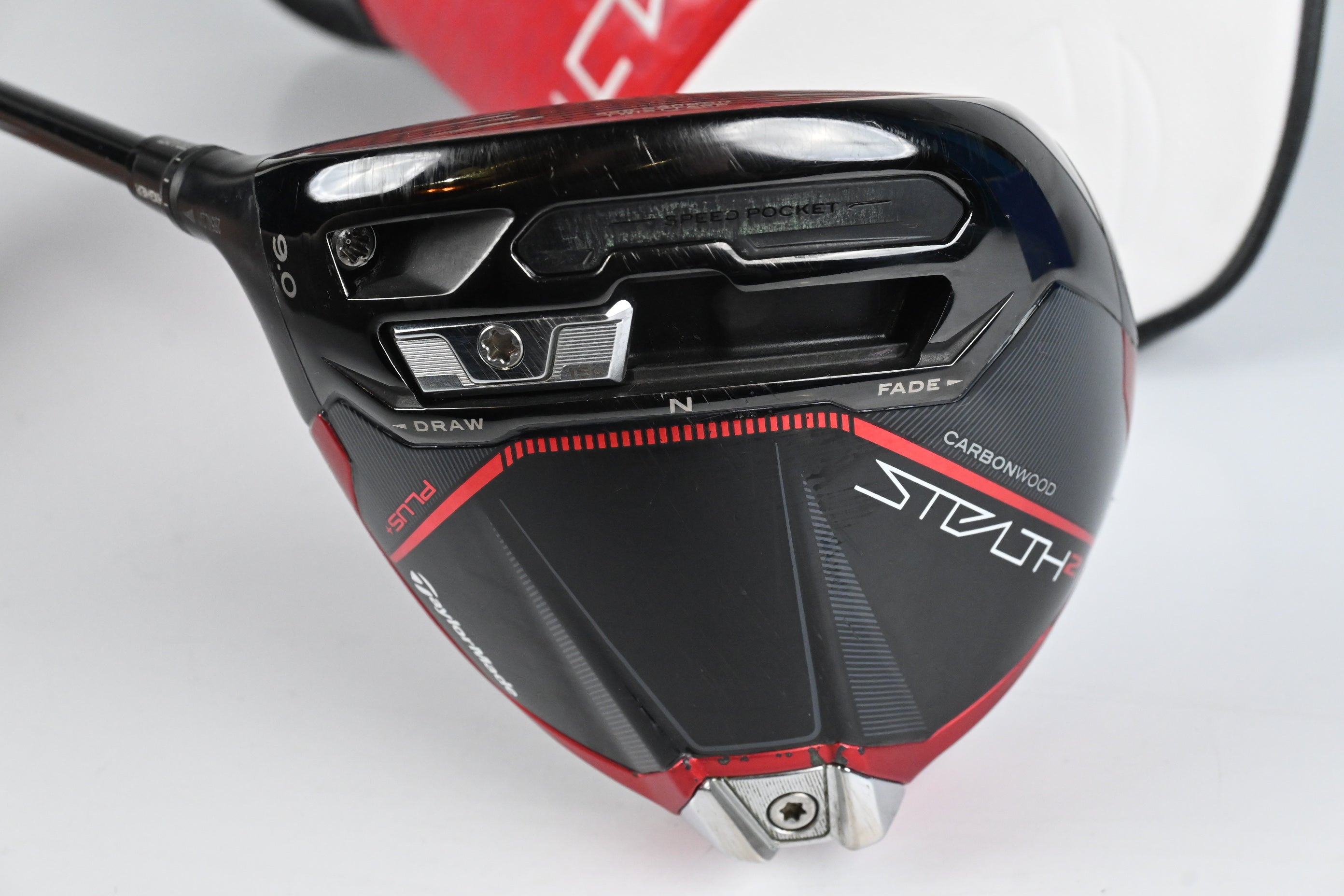 Left Hand Taylormade Stealth 2 Plus Driver / 9 Degree / Stiff Flex Kai'li Red 60