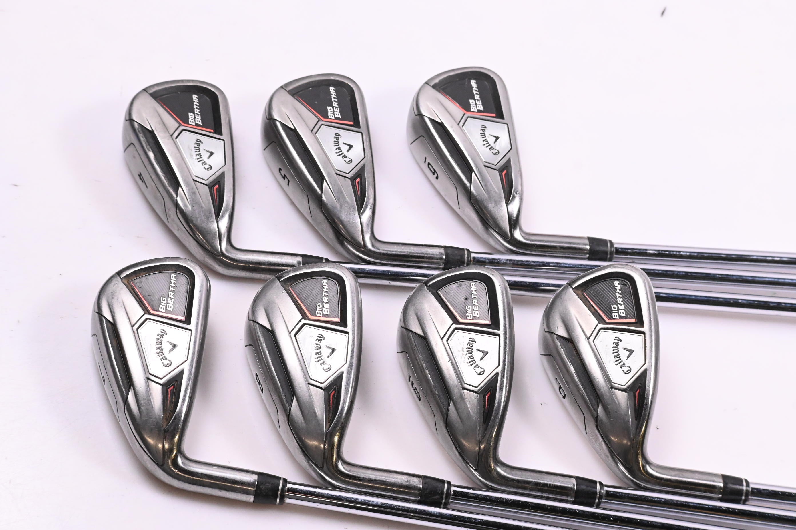 Left Hand Callaway Big Bertha 2015 Irons / 4-PW / Regular Flex Speedstep 80